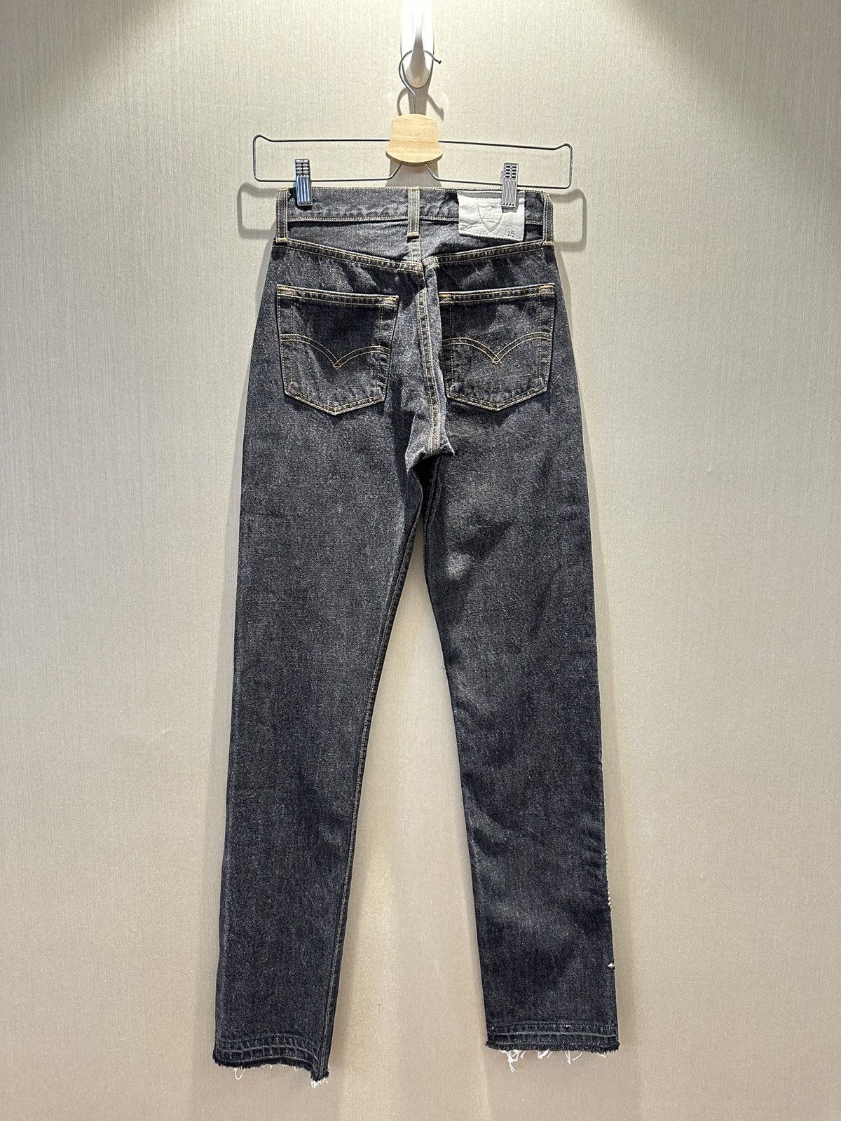 Hollywood Trading Company HTC IrregulaR HUMBLE Gemstone Studded Vintage Levi’s Jeans Size 25" / US 0 / IT 36 - 7 Thumbnail