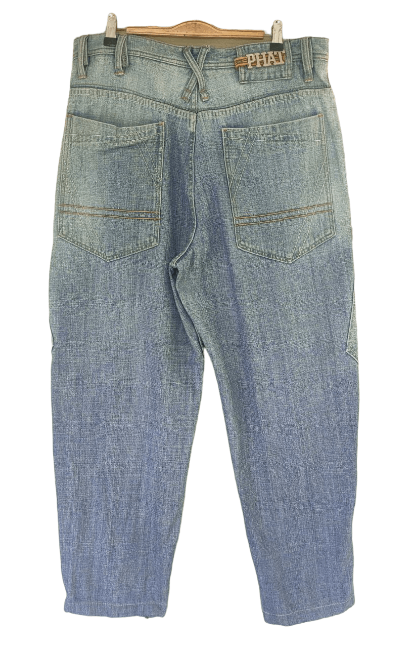 Phat Farm ❎ Phat Farm Baggy Denim Jnco Size US 35 - 1 Thumbnail