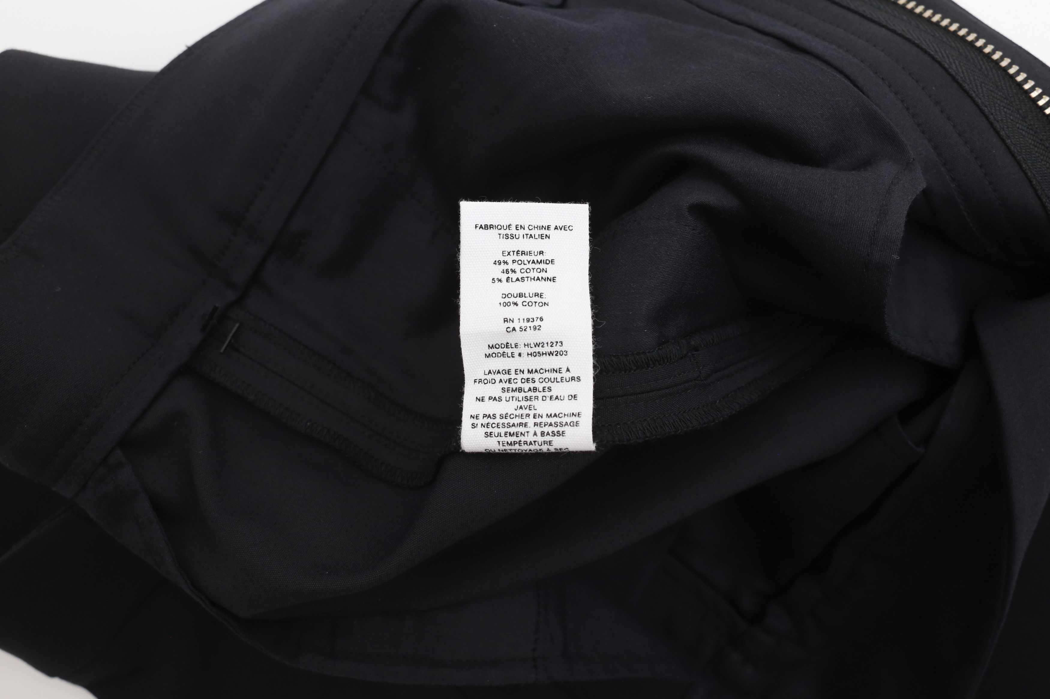 Helmut Lang ⚡️QUICK SALE⚡️Helmut Lang Elastic Black Pants Trousers Size 27" / US 4 / IT 40 - 4 Thumbnail