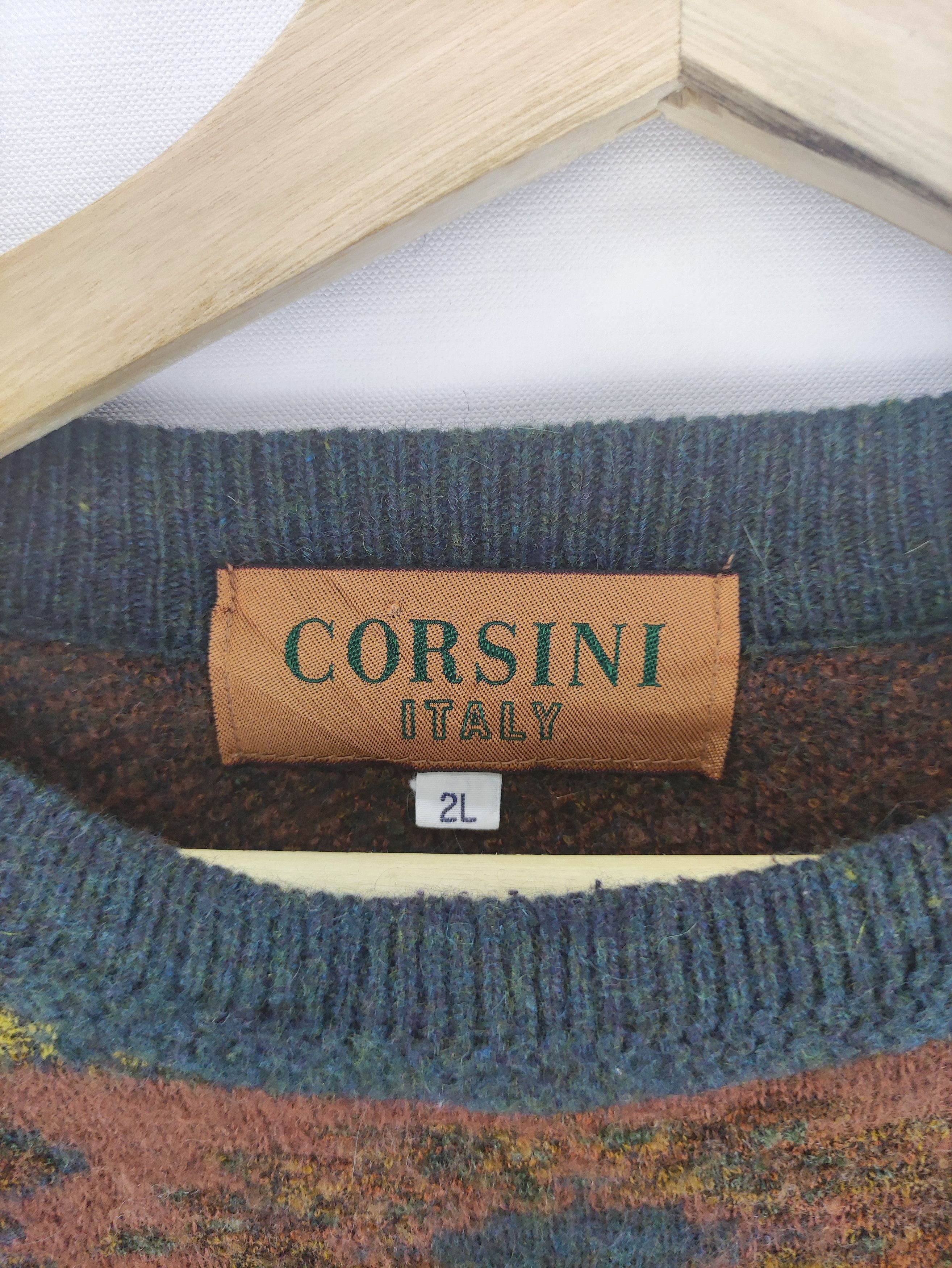 Aran Isles Knitwear Vintage Corsini Knit Sweater Jumper Size US L / EU 52-54 / 3 - 3 Thumbnail