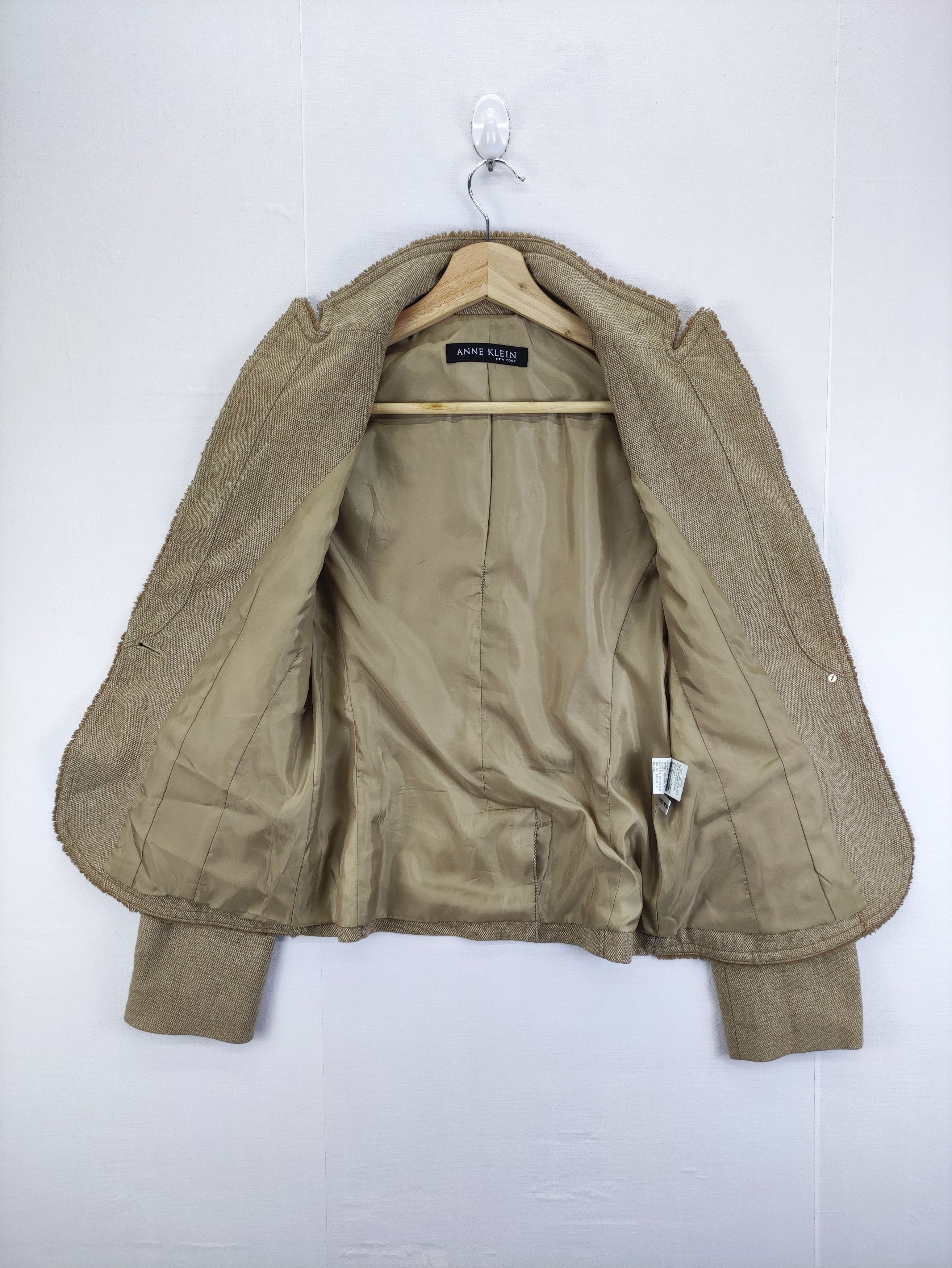 Anne Klein Vintage Anna Klien Cropped Coat Blazer Jacket Size XXS / US 00 / IT 34 - 4 Thumbnail