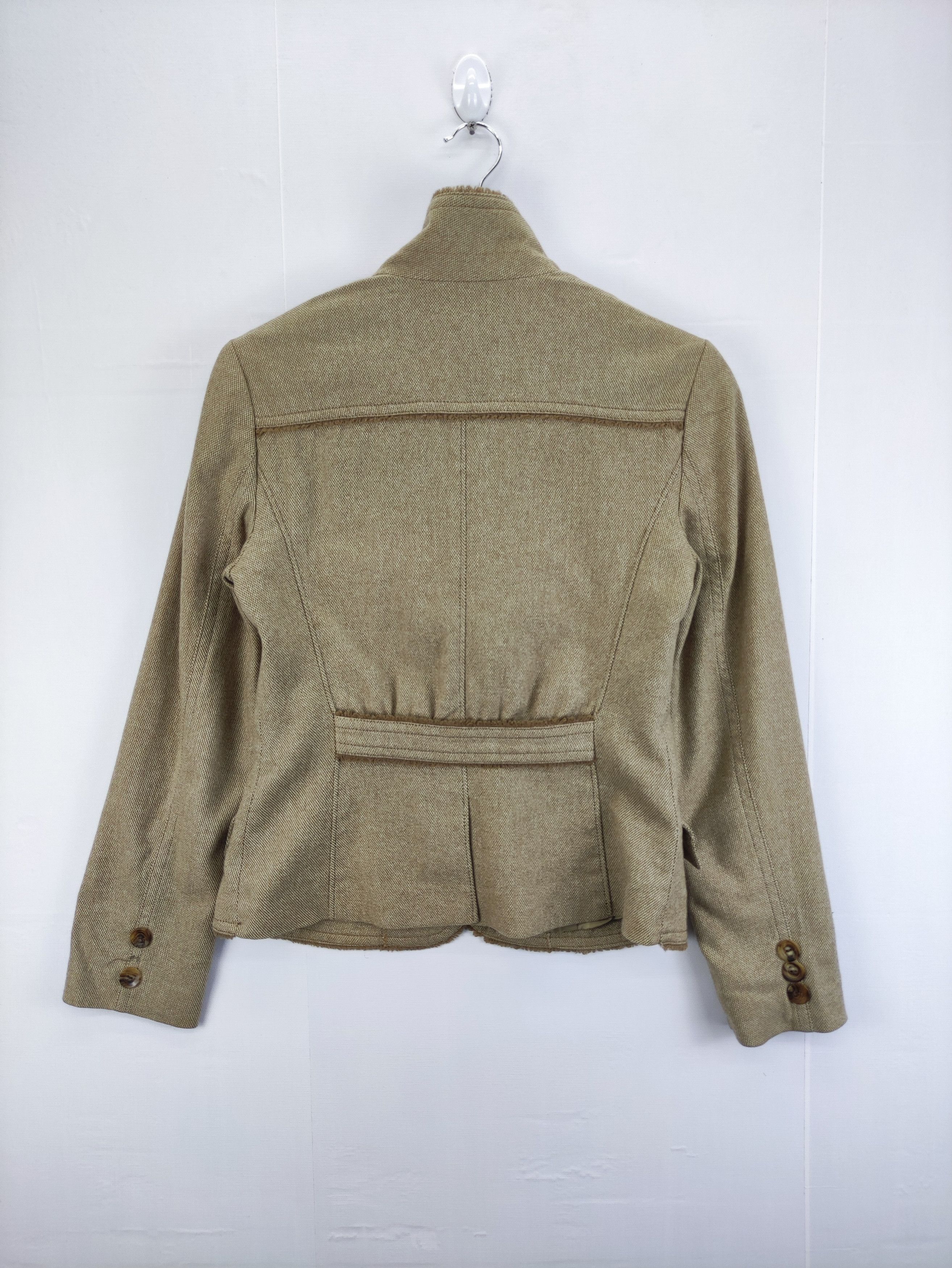 Anne Klein Vintage Anna Klien Cropped Coat Blazer Jacket Size XXS / US 00 / IT 34 - 10 Thumbnail