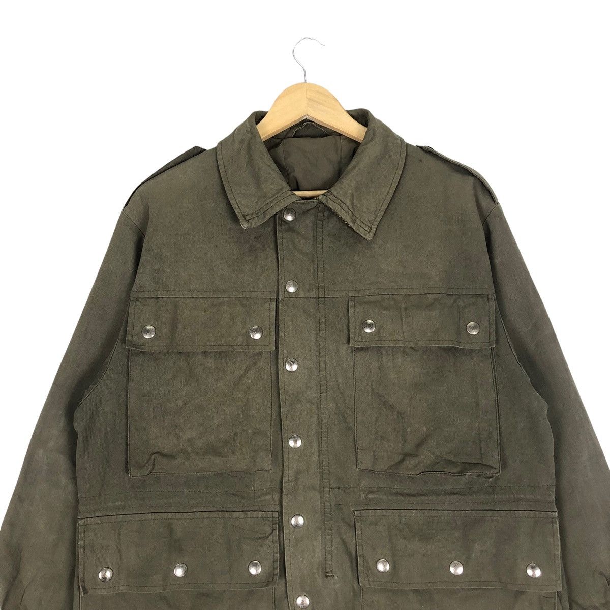 Le Laboureur Vintage Army Swiss Made Field Jacket Size US M / EU 48-50 / 2 - 4 Thumbnail