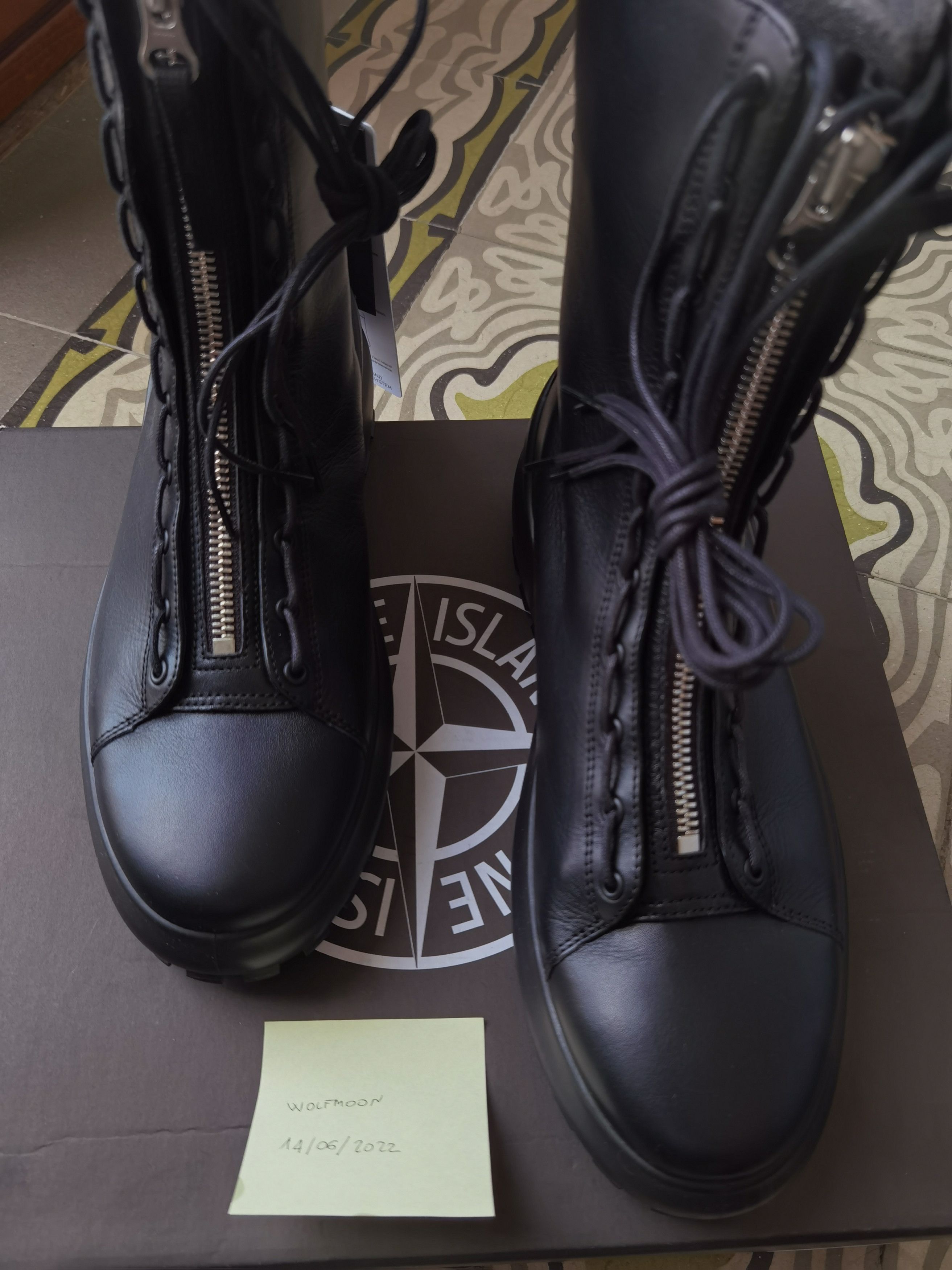 Stone Island Stone Island Leather Combat boots Size US 11 / EU 44 - 3 Thumbnail
