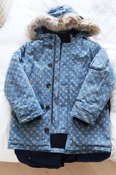 Louis Vuitton x Supreme Jacquard Denim Chore Coat | Size 50, Apparel