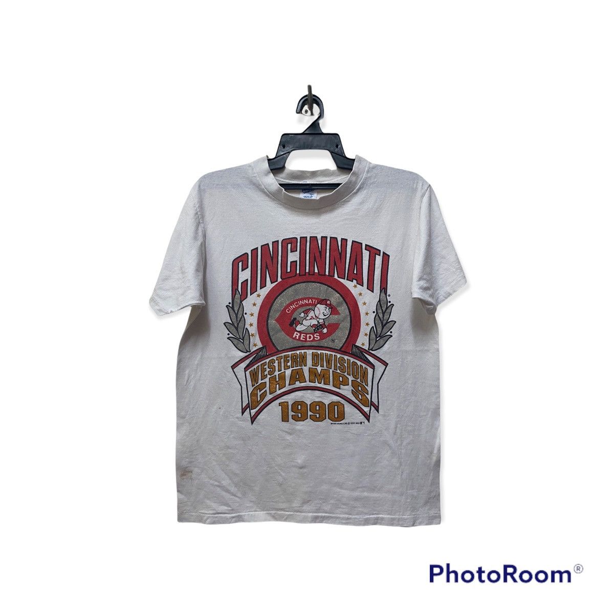MLB × Velva Sheen × Vintage VINTAGE 90s CINCINNATI REDS SHIRT BY VELVA SHEEN Size US L / EU 52-54 / 3 - 1 Thumbnail