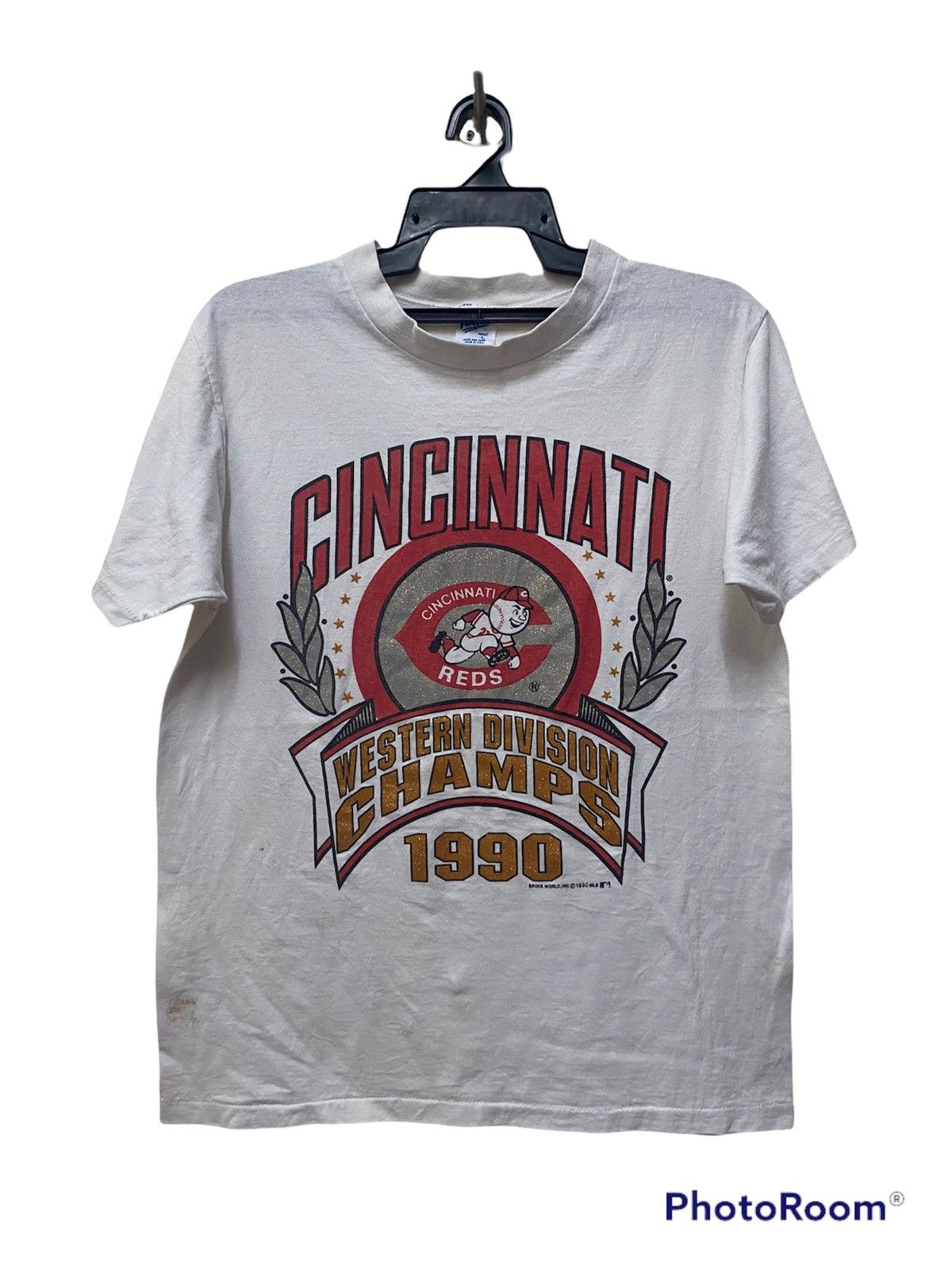 MLB × Velva Sheen × Vintage VINTAGE 90s CINCINNATI REDS SHIRT BY VELVA SHEEN Size US L / EU 52-54 / 3 - 2 Thumbnail