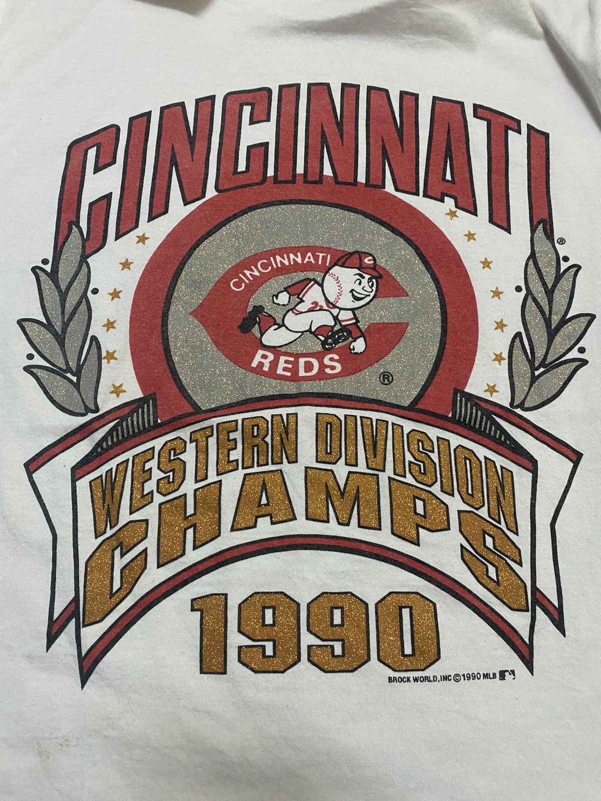 MLB × Velva Sheen × Vintage VINTAGE 90s CINCINNATI REDS SHIRT BY VELVA SHEEN Size US L / EU 52-54 / 3 - 3 Thumbnail