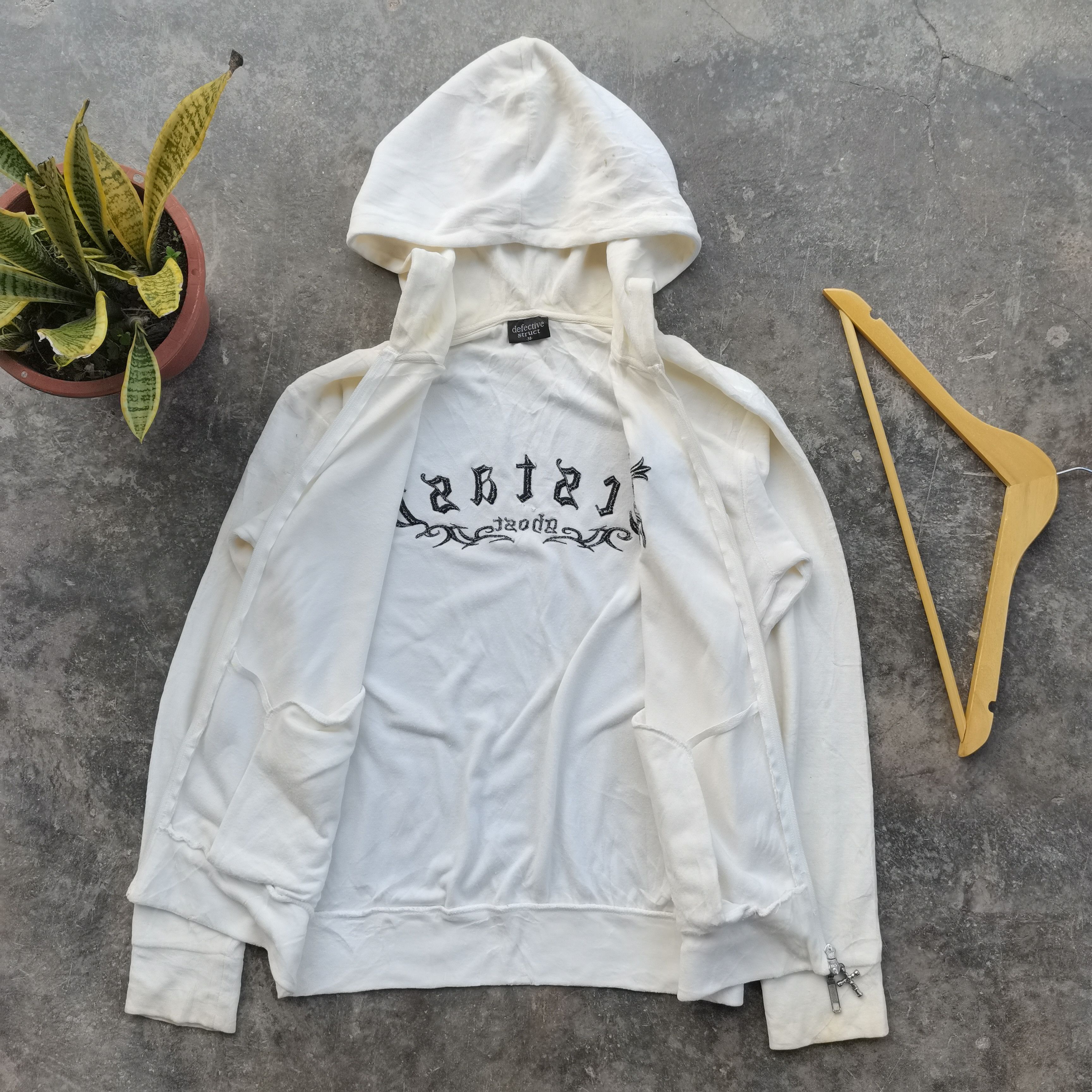 Japanese Brand × Vintage VTG🔥 Chrome Heart Inspired Defective Struct Hoodie Sweater Size US M / EU 48-50 / 2 - 2 Thumbnail