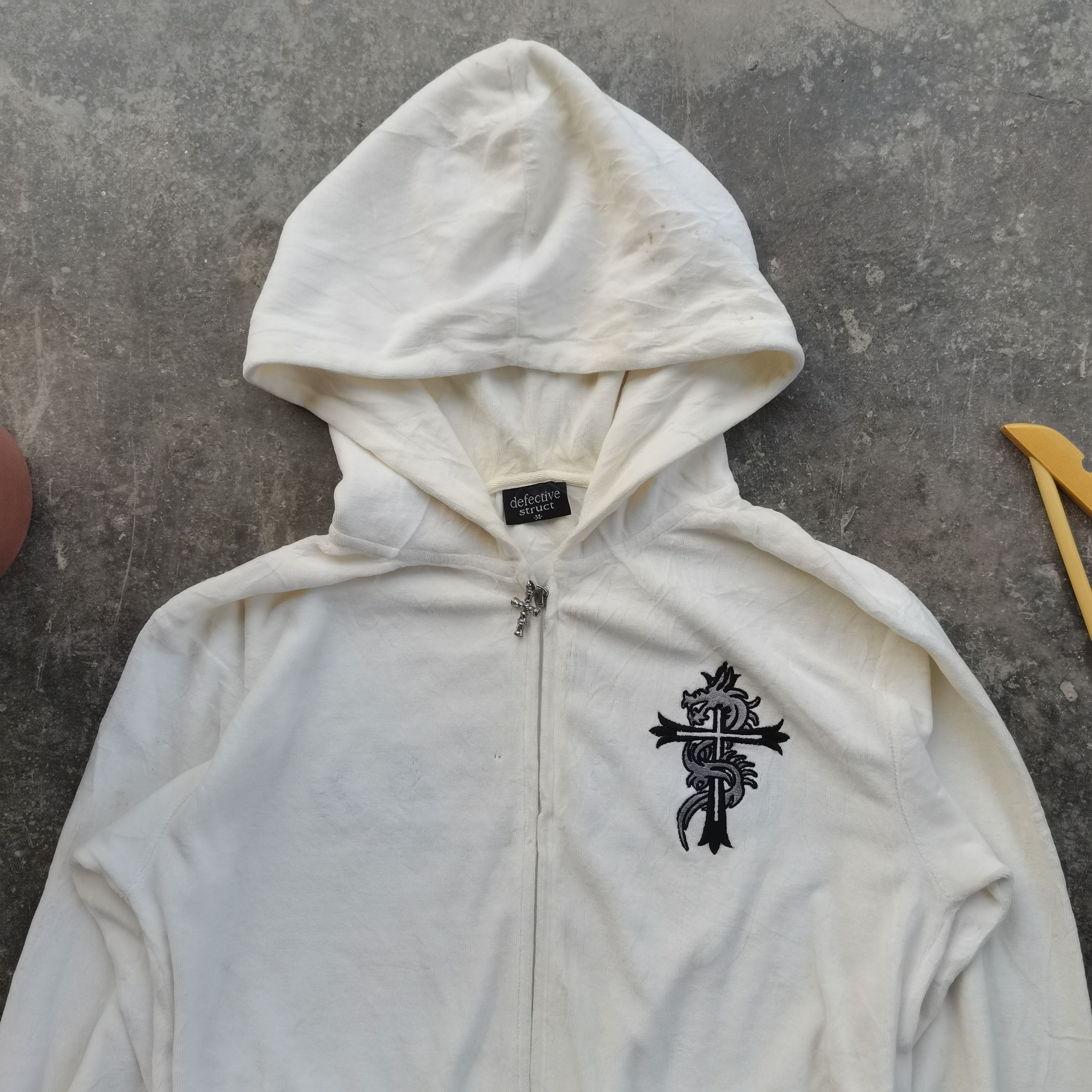 Japanese Brand × Vintage VTG🔥 Chrome Heart Inspired Defective Struct Hoodie Sweater Size US M / EU 48-50 / 2 - 3 Thumbnail