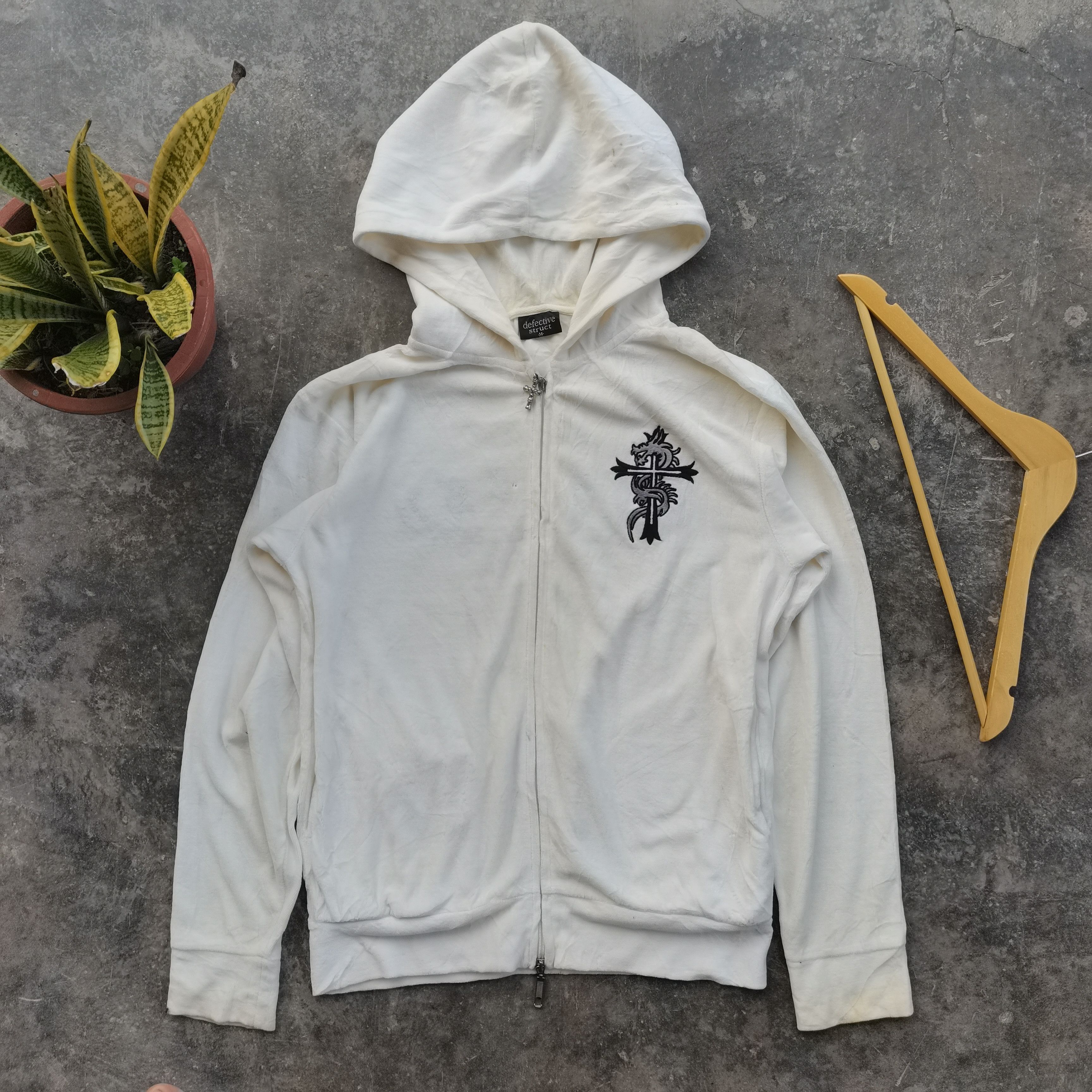 Japanese Brand × Vintage VTG🔥 Chrome Heart Inspired Defective Struct Hoodie Sweater Size US M / EU 48-50 / 2 - 1 Thumbnail