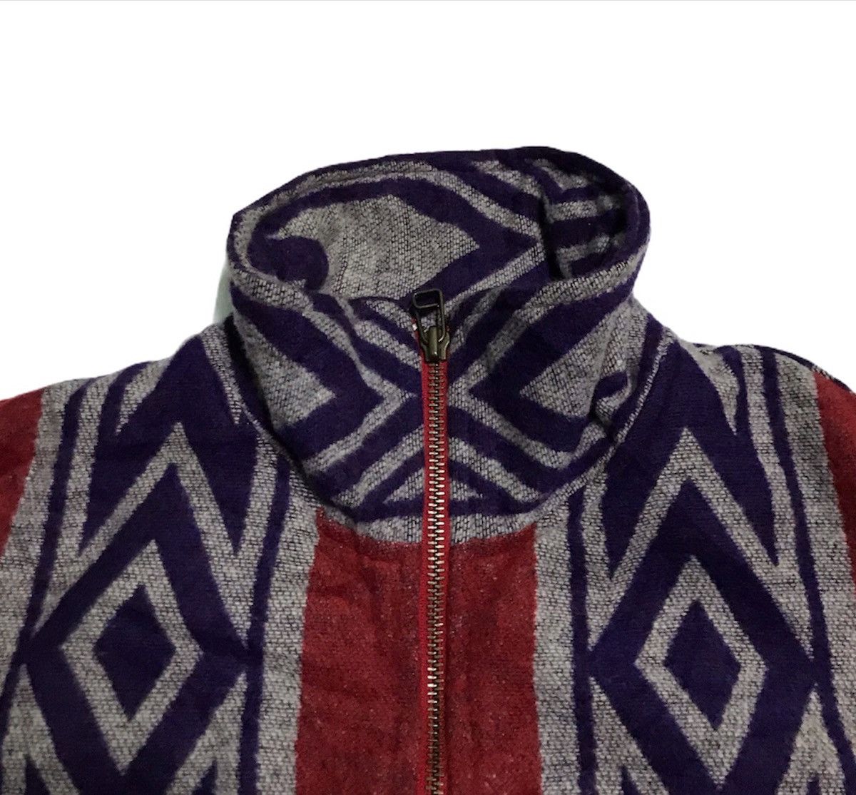 Japanese Brand Kuroki native wool bomber Jacket Size US L / EU 52-54 / 3 - 3 Thumbnail