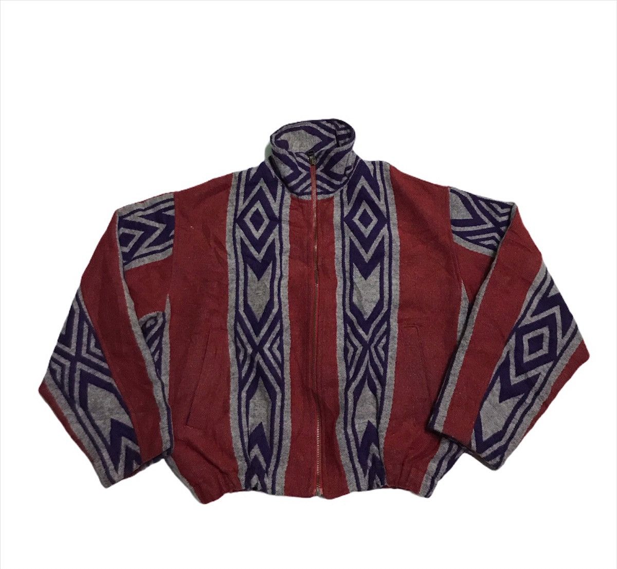 Japanese Brand Kuroki native wool bomber Jacket Size US L / EU 52-54 / 3 - 6 Thumbnail