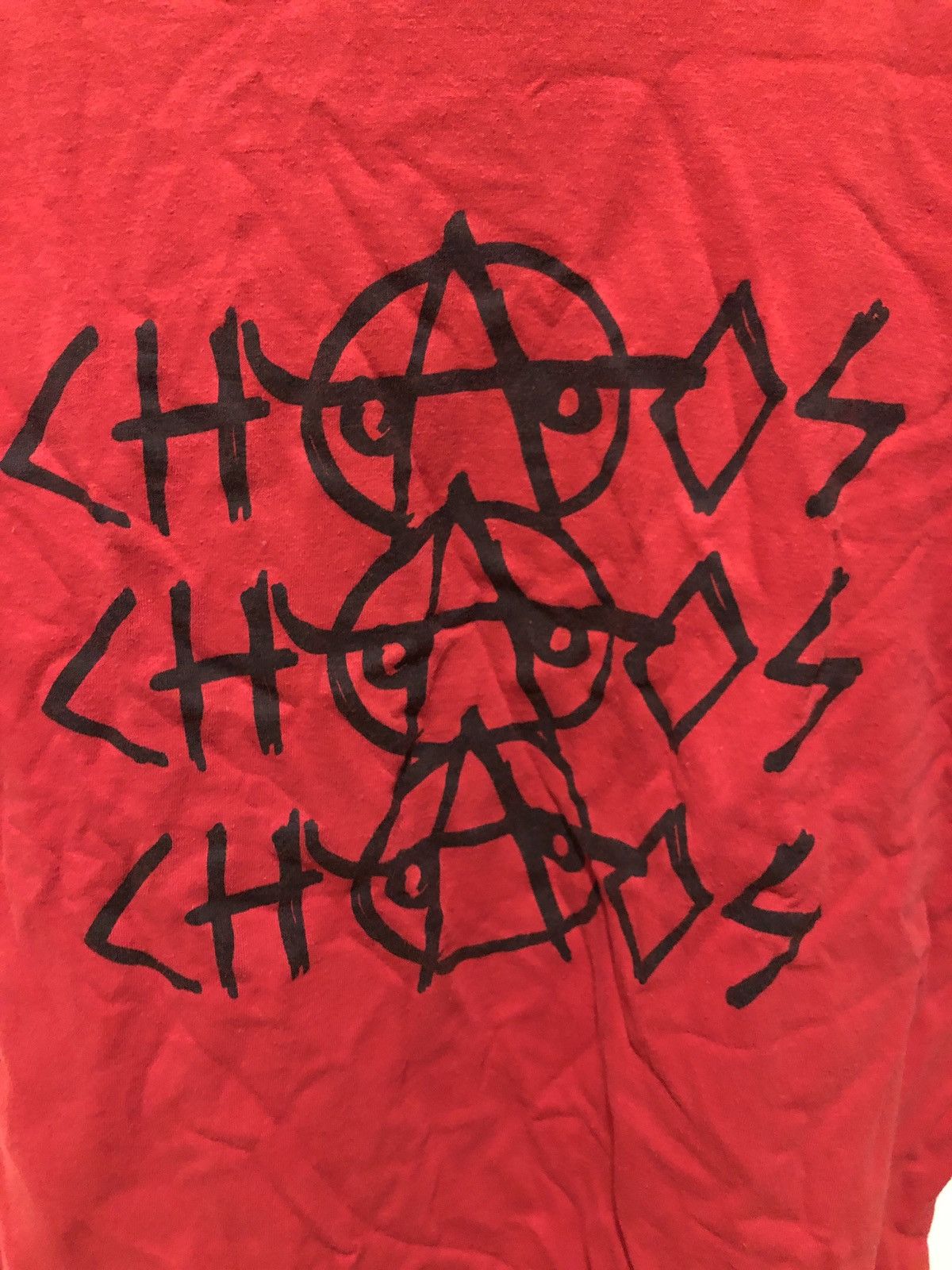 Supreme F/W08 Supreme Chaos Tee - Red Size US L / EU 52-54 / 3 - 2 Thumbnail