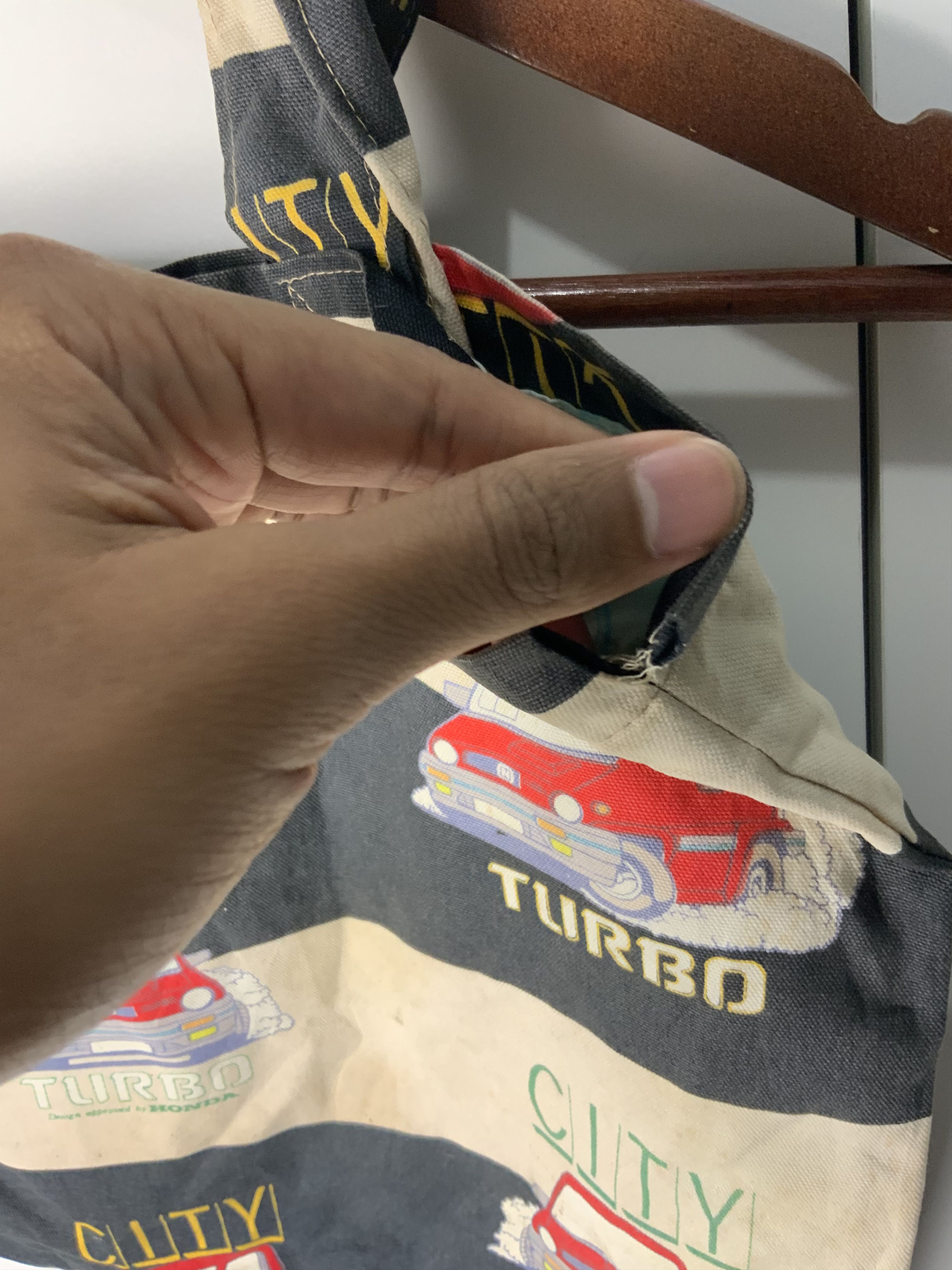 Vintage Vintage Honda City Turbo tote bag Size ONE SIZE - 9 Thumbnail