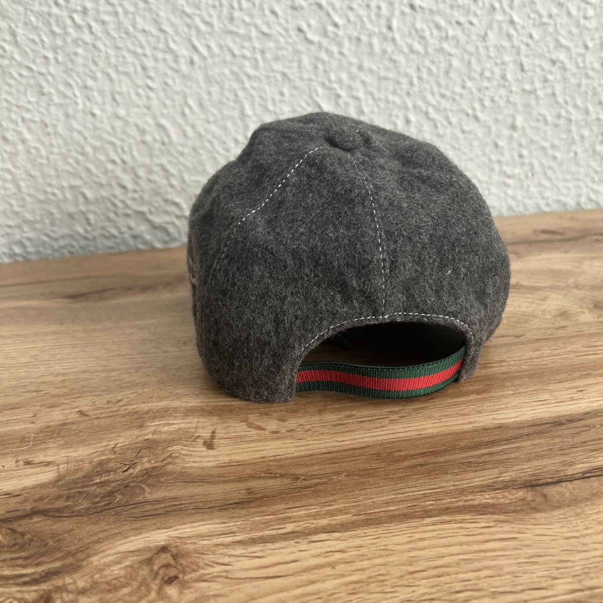 Gucci Gucci Hat Grey White Logo GG Fullcap Size ONE SIZE - 4 Thumbnail