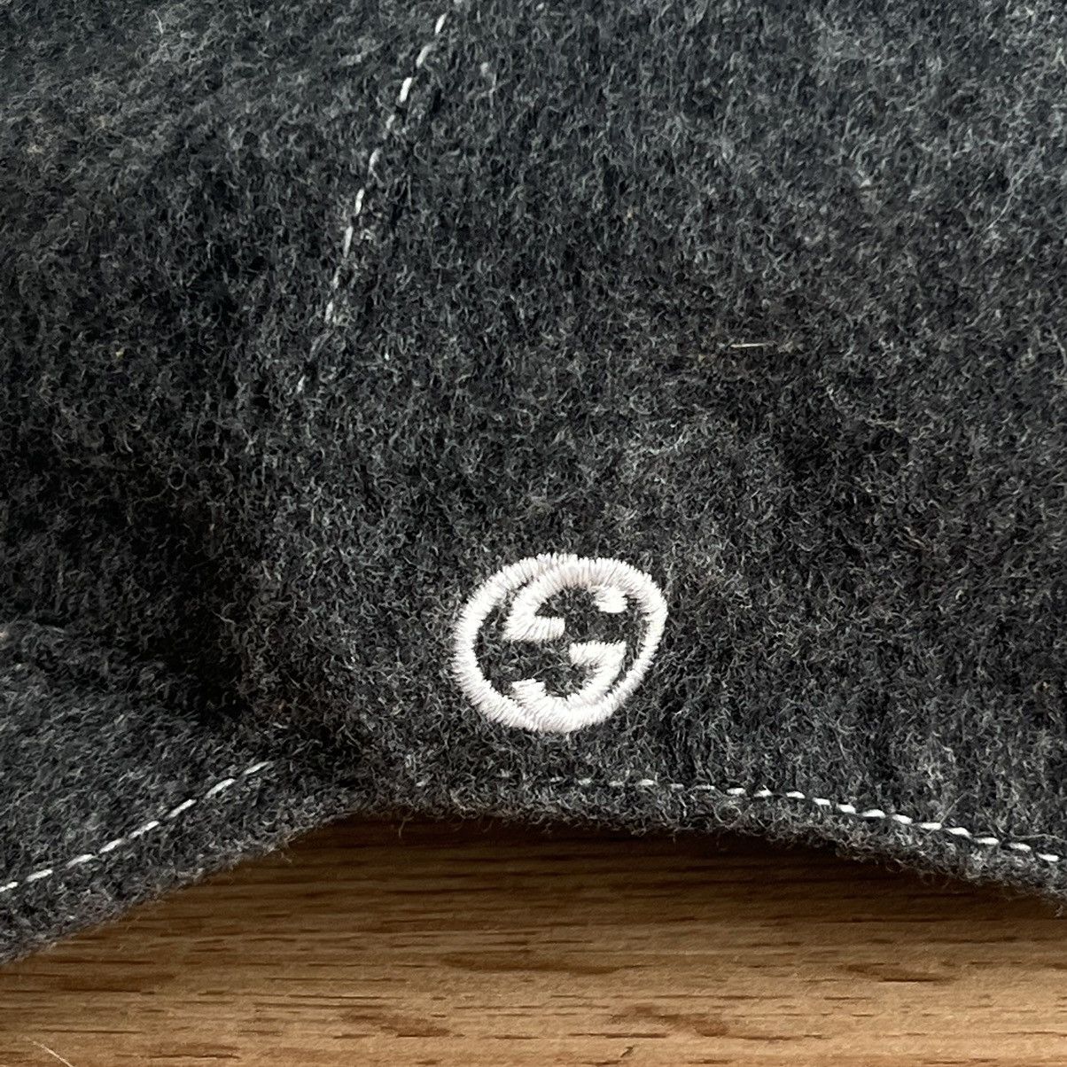 Gucci Gucci Hat Grey White Logo GG Fullcap Size ONE SIZE - 3 Thumbnail