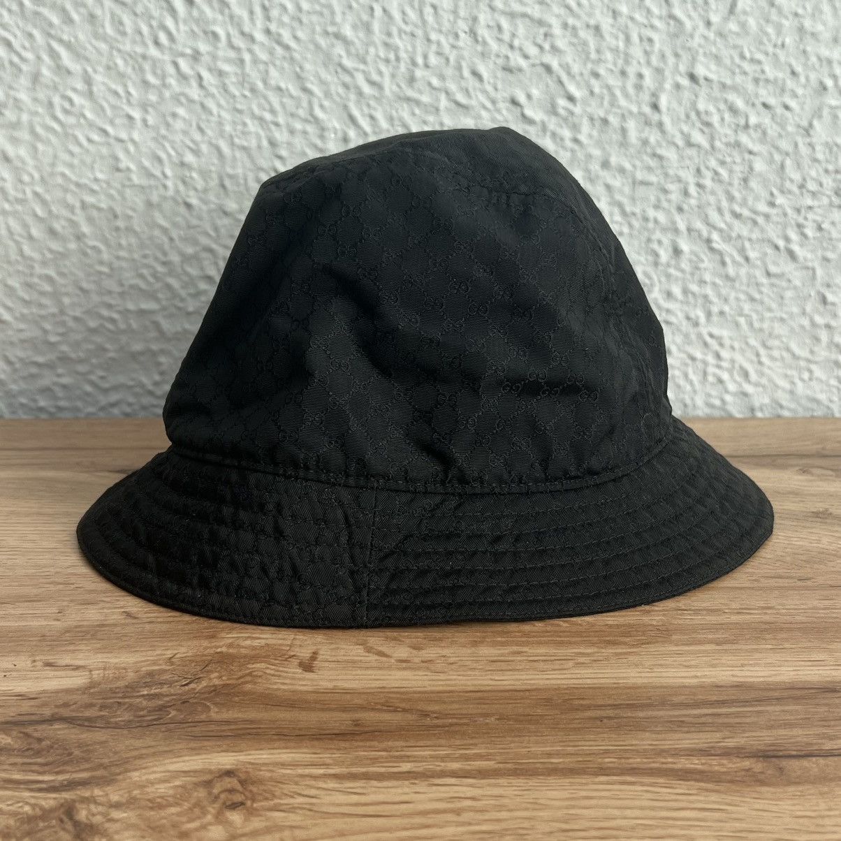 Gucci Gucci Bucket Hat Monogram Black Size ONE SIZE - 1 Thumbnail