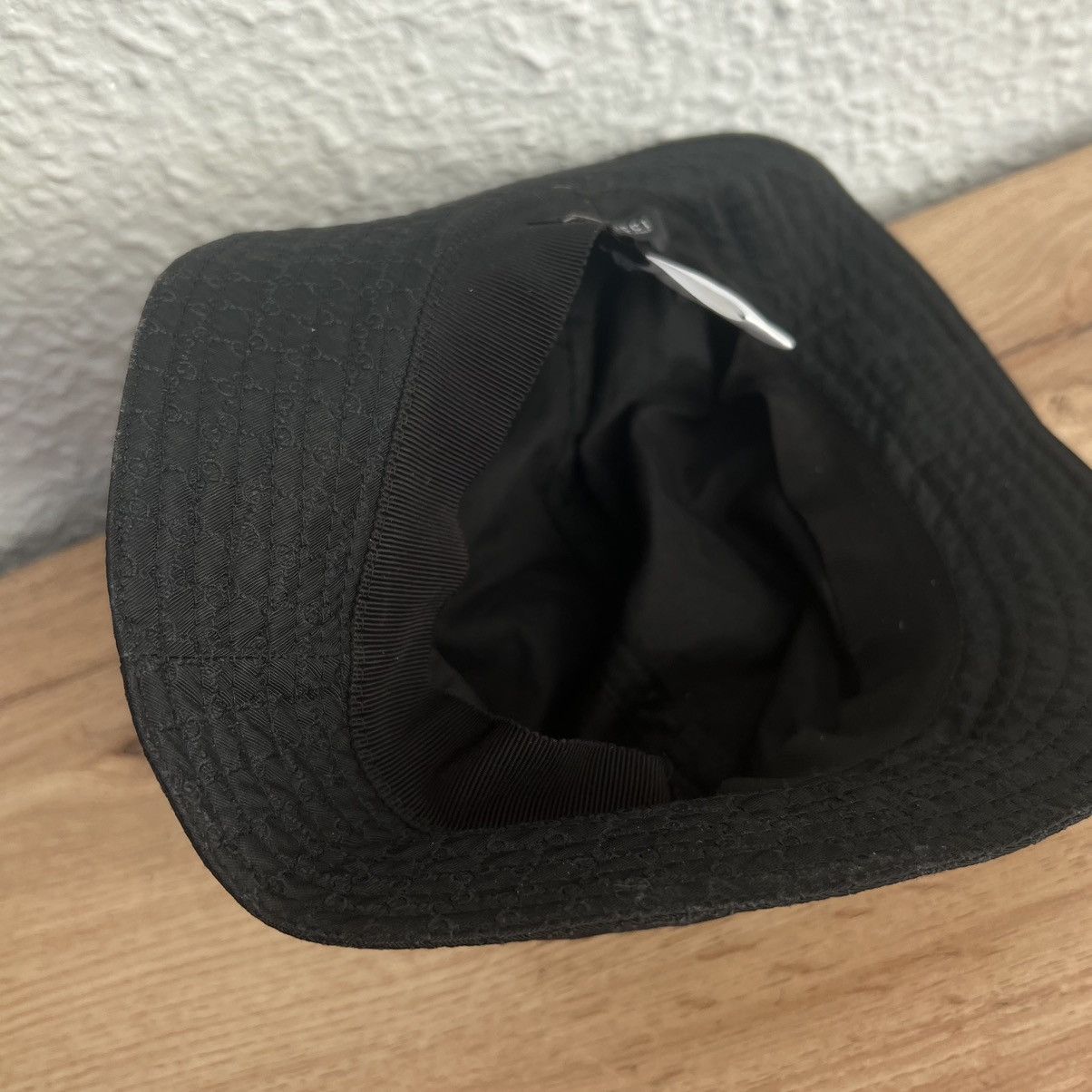 Gucci Gucci Bucket Hat Monogram Black Size ONE SIZE - 7 Thumbnail