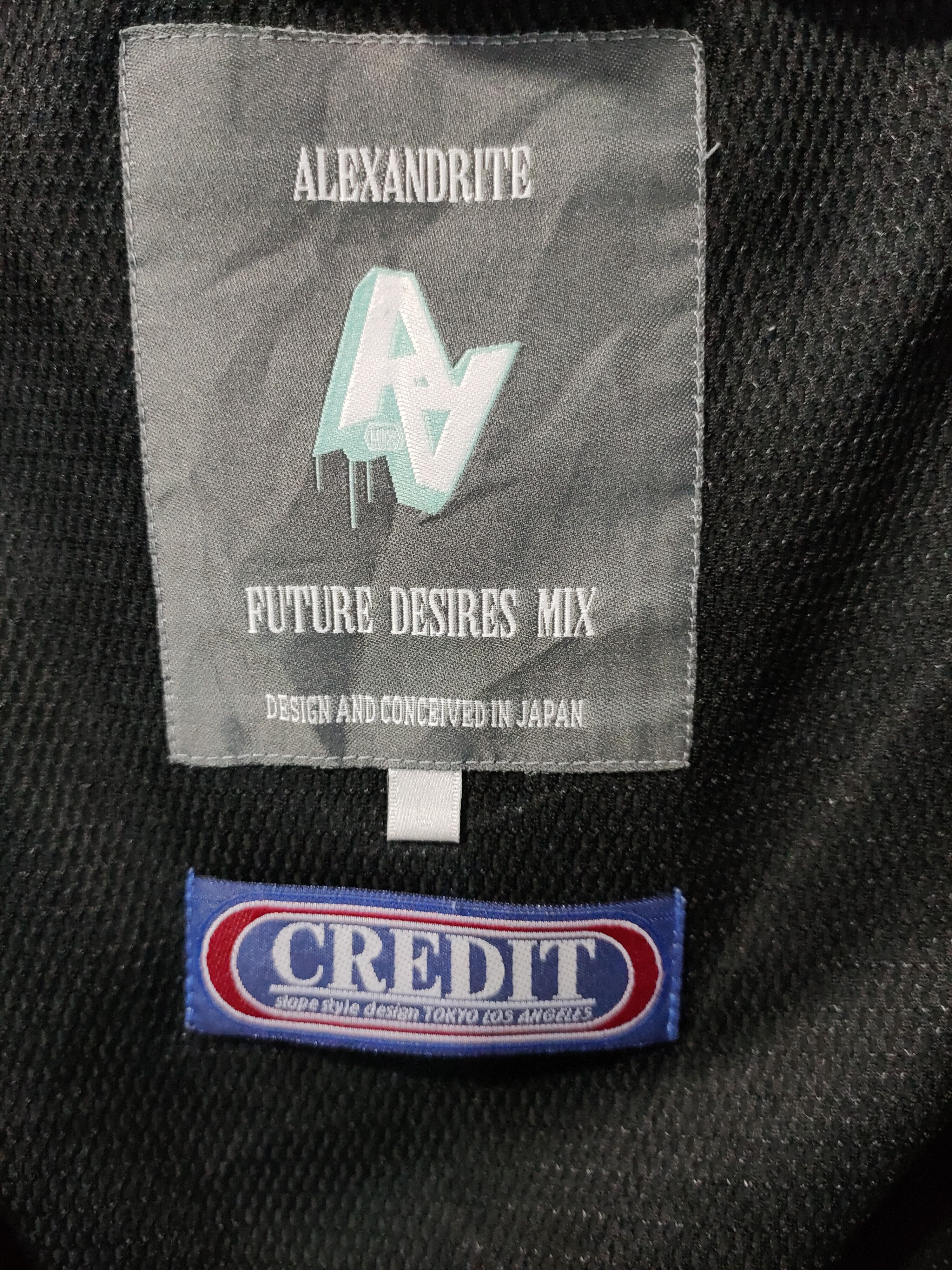 Alexandrite future desires mix zipper jacket checkerboard