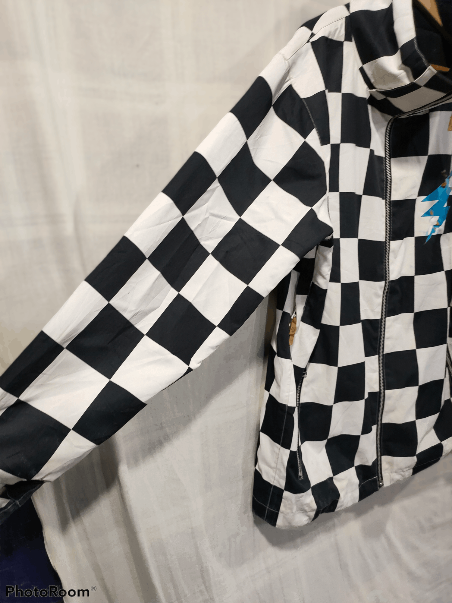 Alexandrite future desires mix zipper jacket checkerboard
