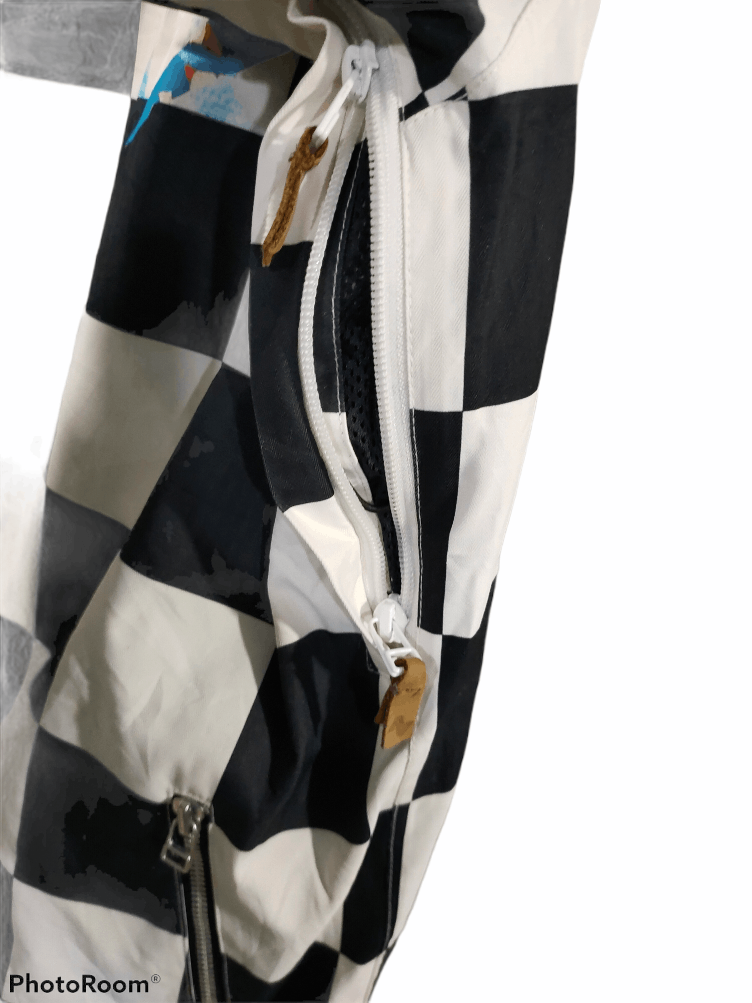 Alexandrite future desires mix zipper jacket checkerboard
