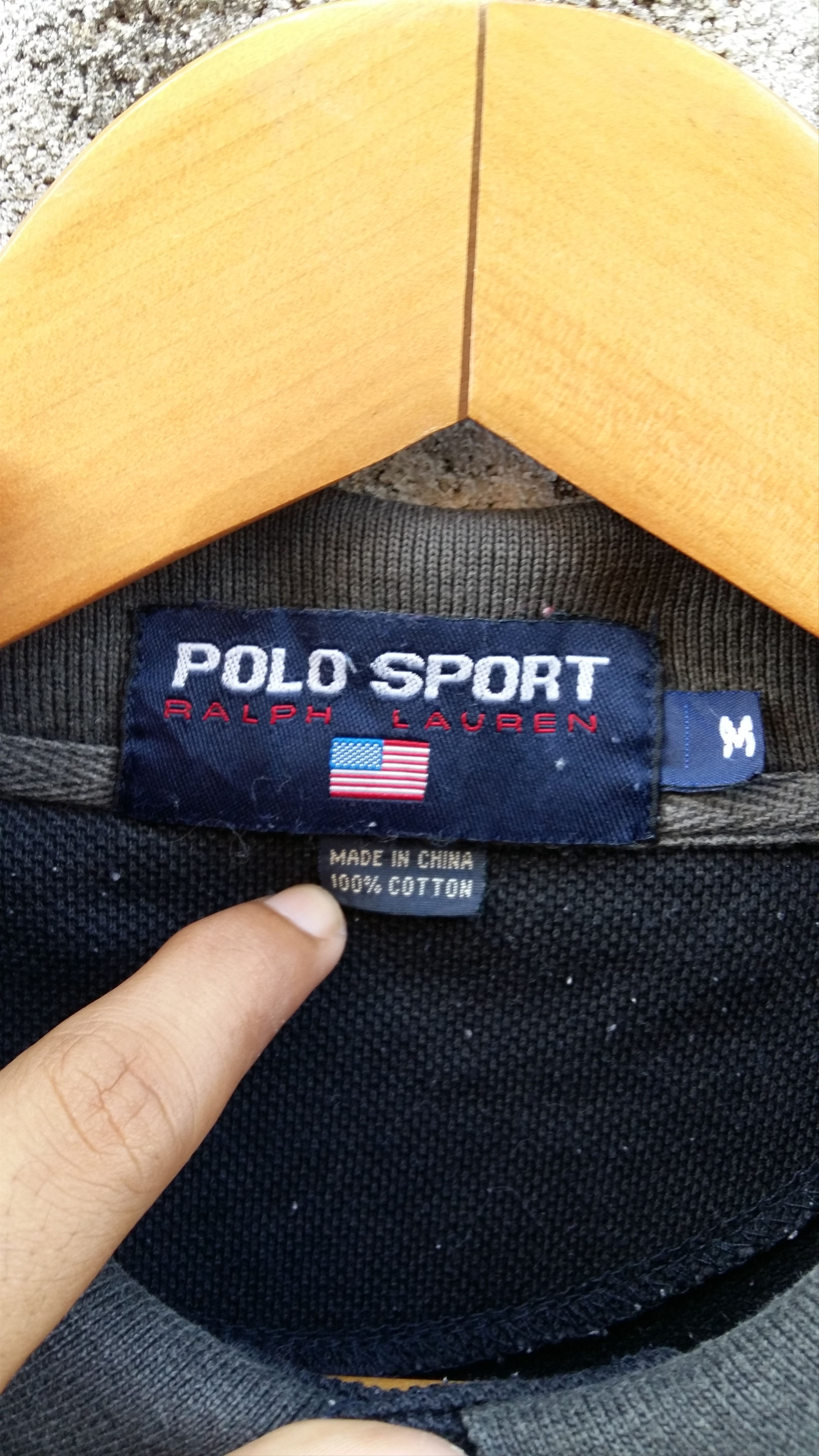 Polo Ralph Lauren × Ralph Lauren × Vintage Vintage POLO SPORT Spellout Rugby Shirt Size US L / EU 52-54 / 3 - 3 Thumbnail