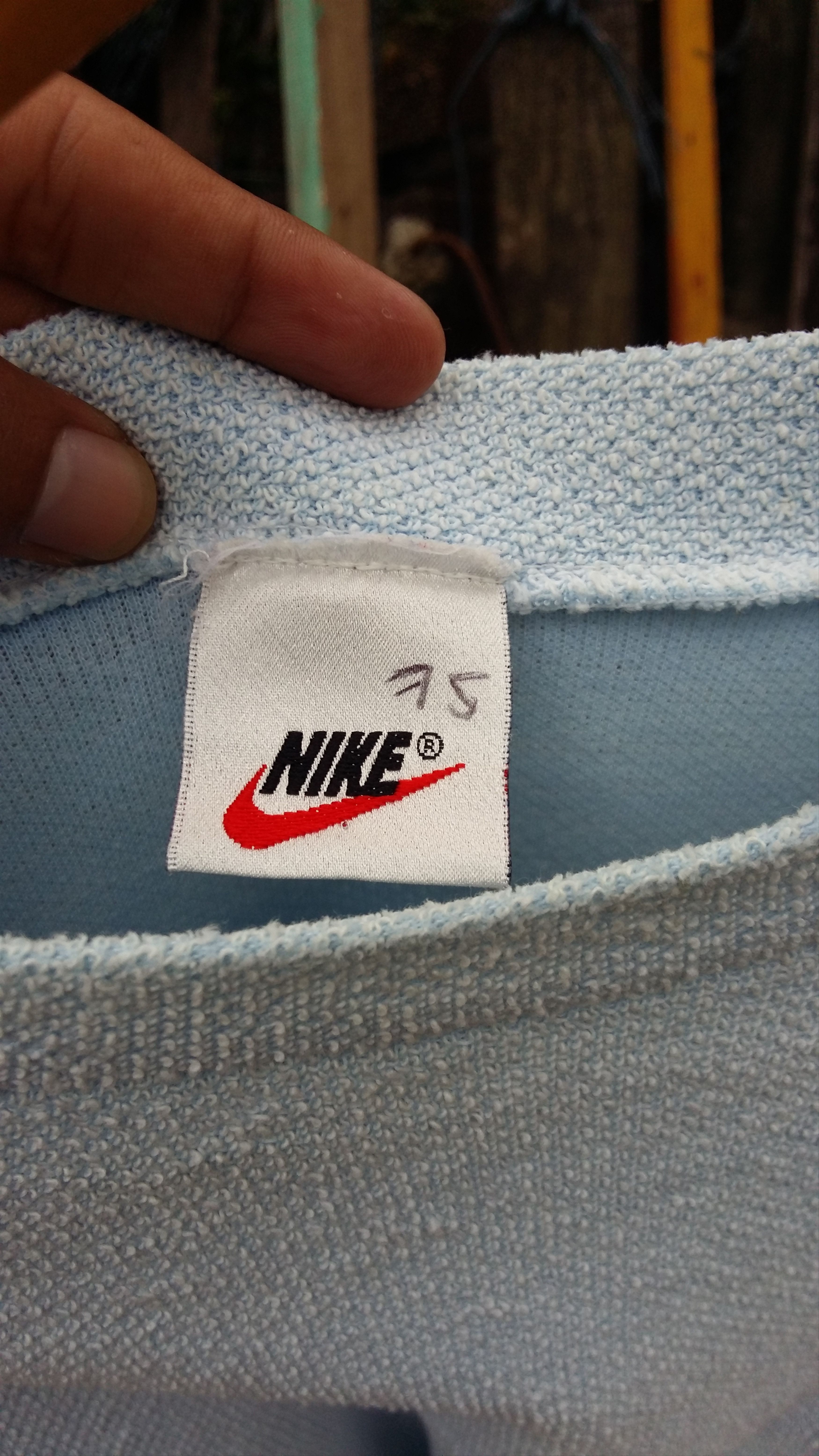Nike × Vintage Rare!! Vintage Nike Pinwheel Embroidery Longsleeve Shirt. Size US M / EU 48-50 / 2 - 3 Thumbnail