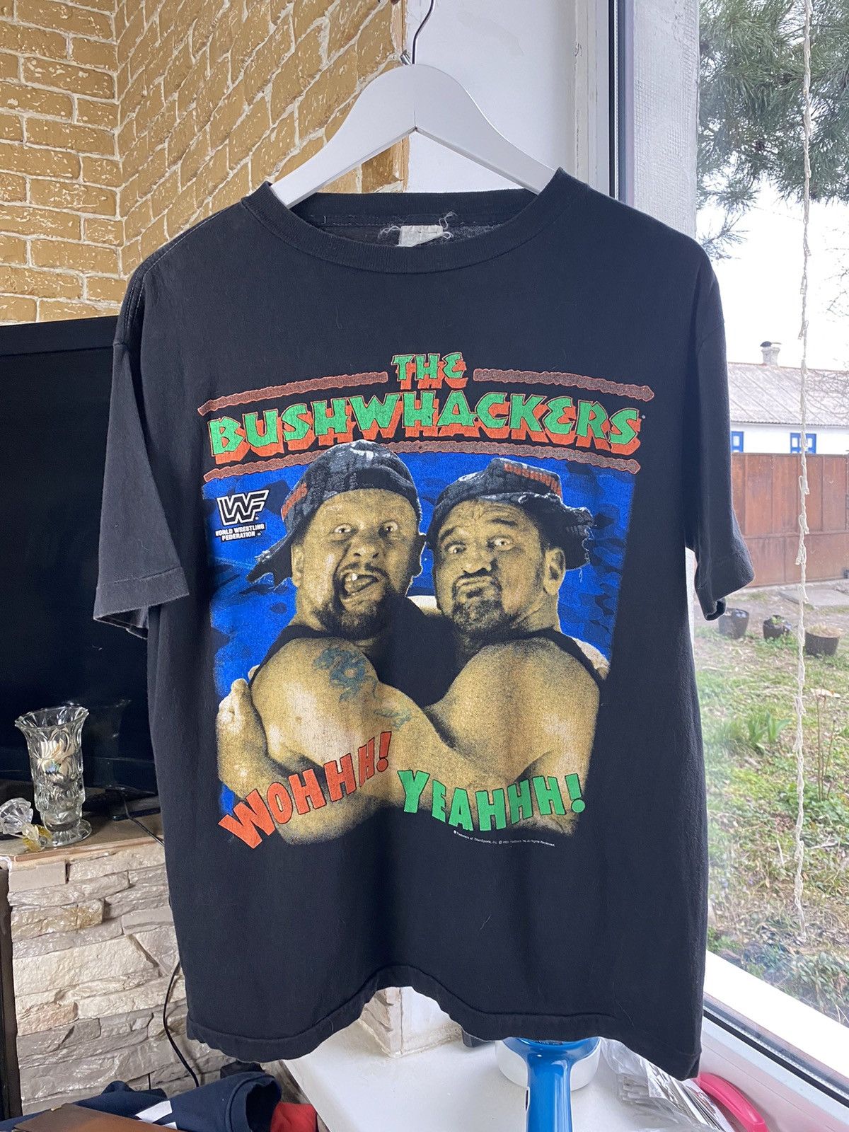 Vintage Vintage 1991 The Bushwhackers WWF Wrestling Tee | Grailed