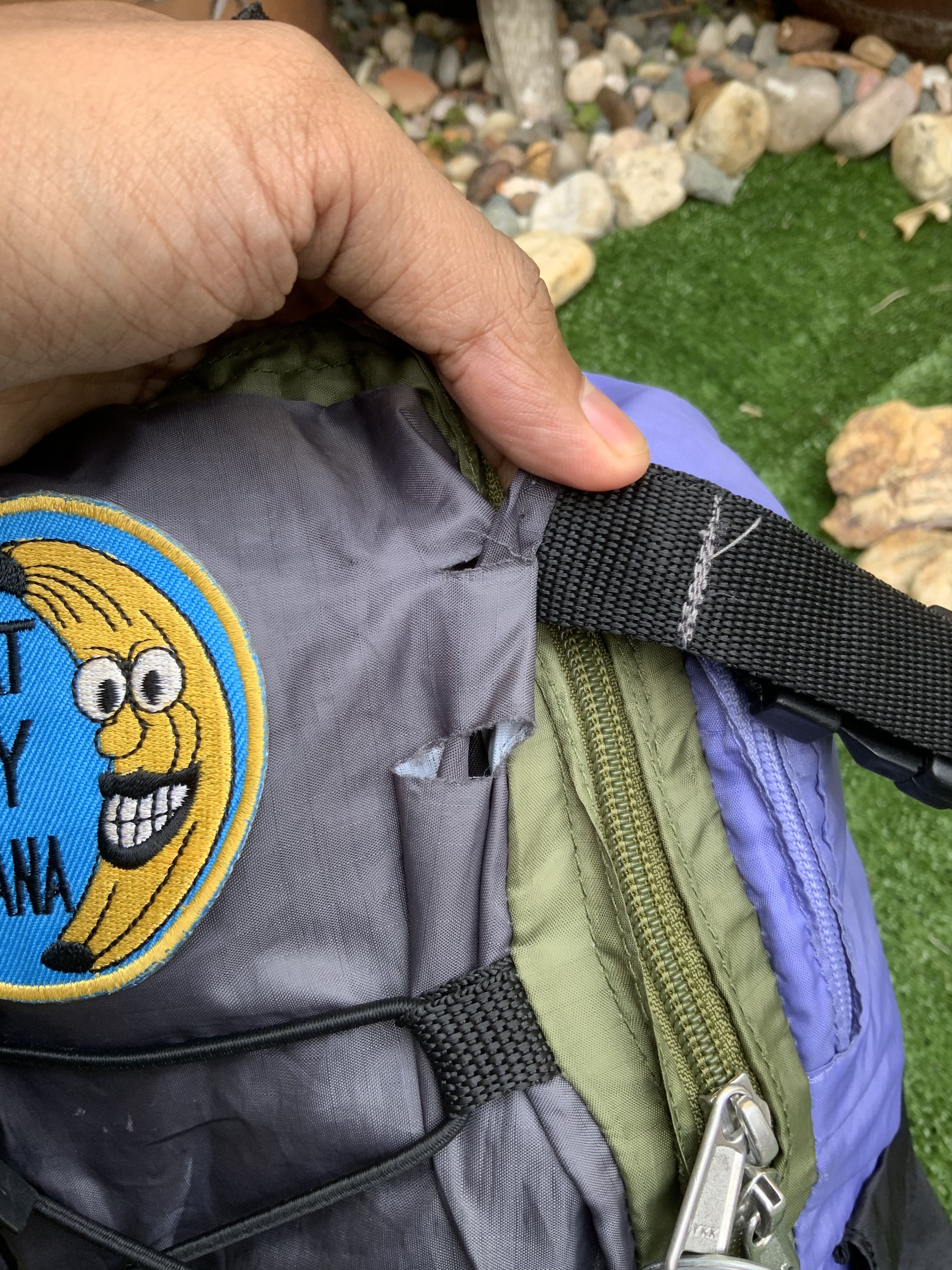 Japanese Brand Free & Blue Eat My Banana Multicolor mini backpack Size ONE SIZE - 10 Thumbnail