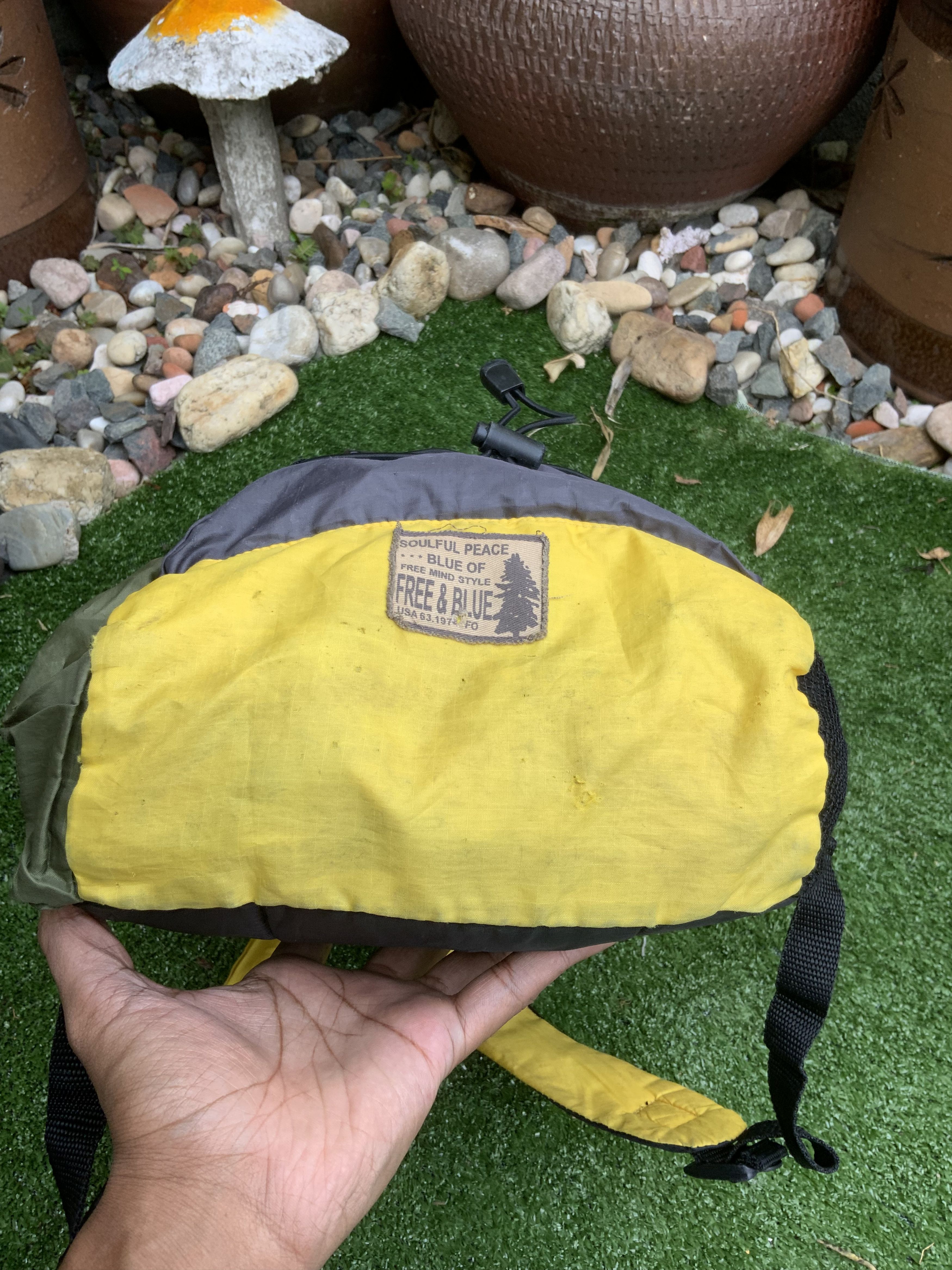 Japanese Brand Free & Blue Eat My Banana Multicolor mini backpack Size ONE SIZE - 6 Thumbnail