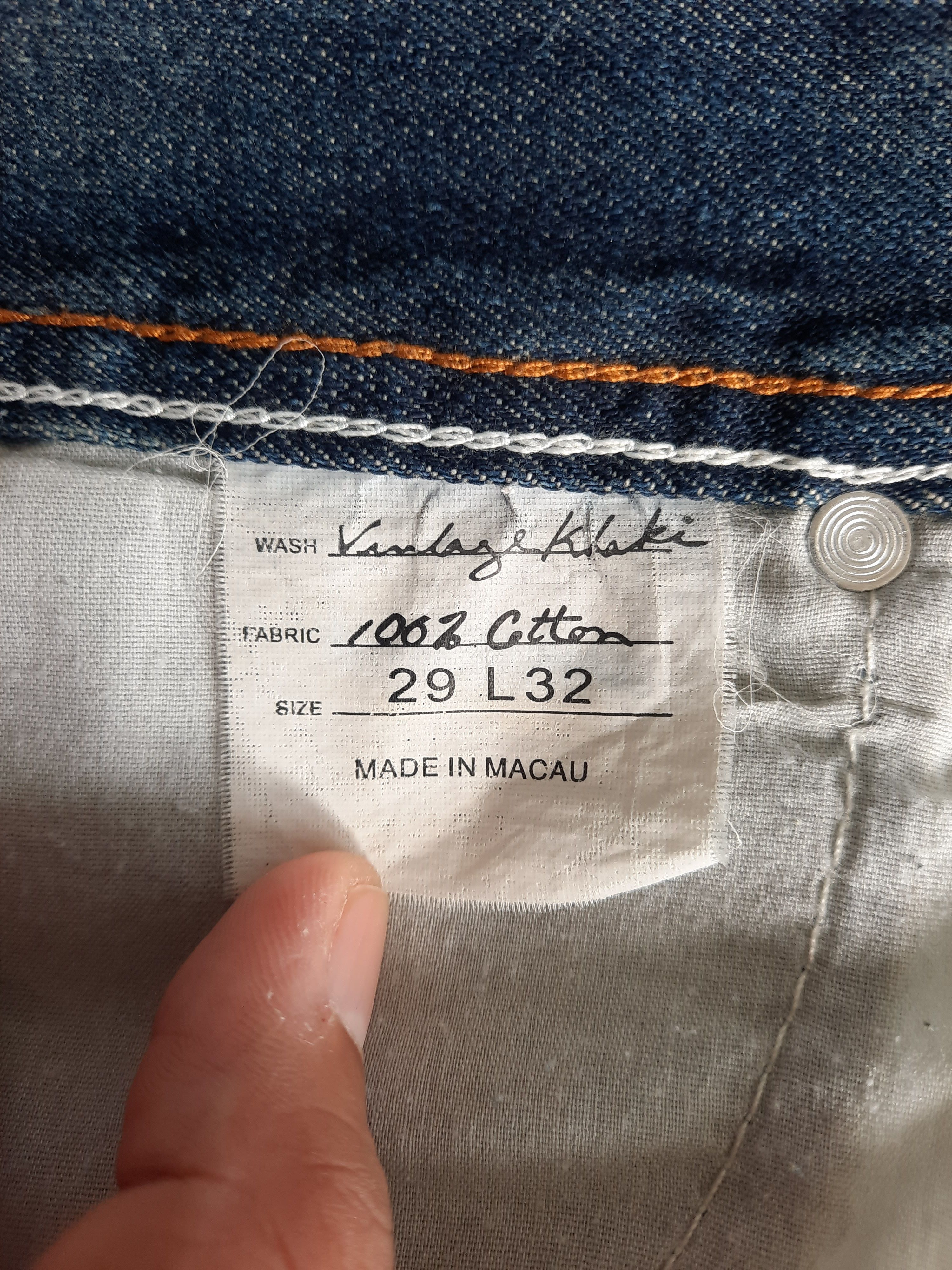 Japanese Brand 🦅 America first stonewash distressed denim jeans Size US 31 - 6 Thumbnail