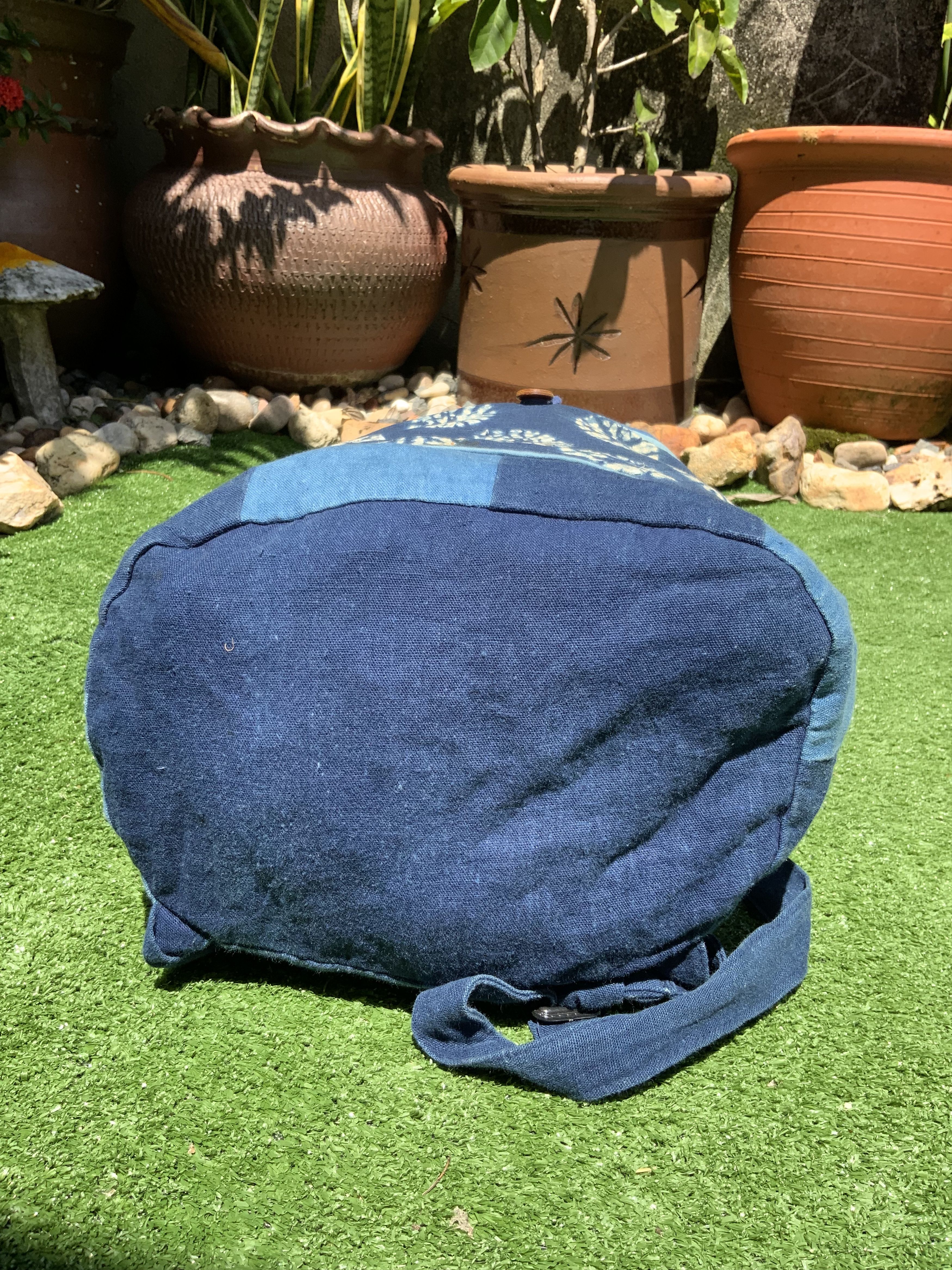 Japanese Brand Boro / Sashiko Style Patchwork Japanese Bagpack Size ONE SIZE - 5 Thumbnail