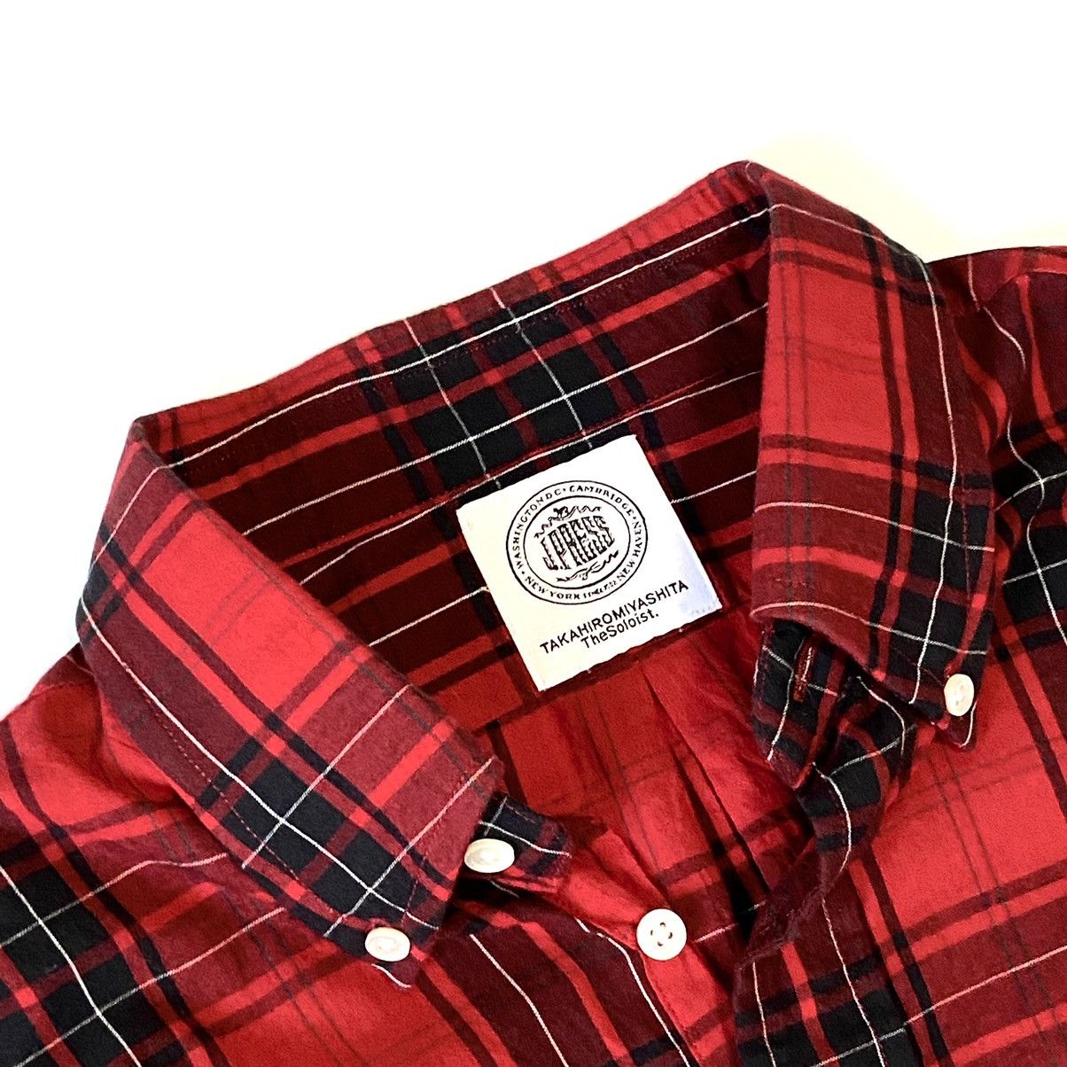 Takahiromiyashita The Soloist. SS19 Plaid Button-Down Collar Shirt Size US M / EU 48-50 / 2 - 8 Thumbnail