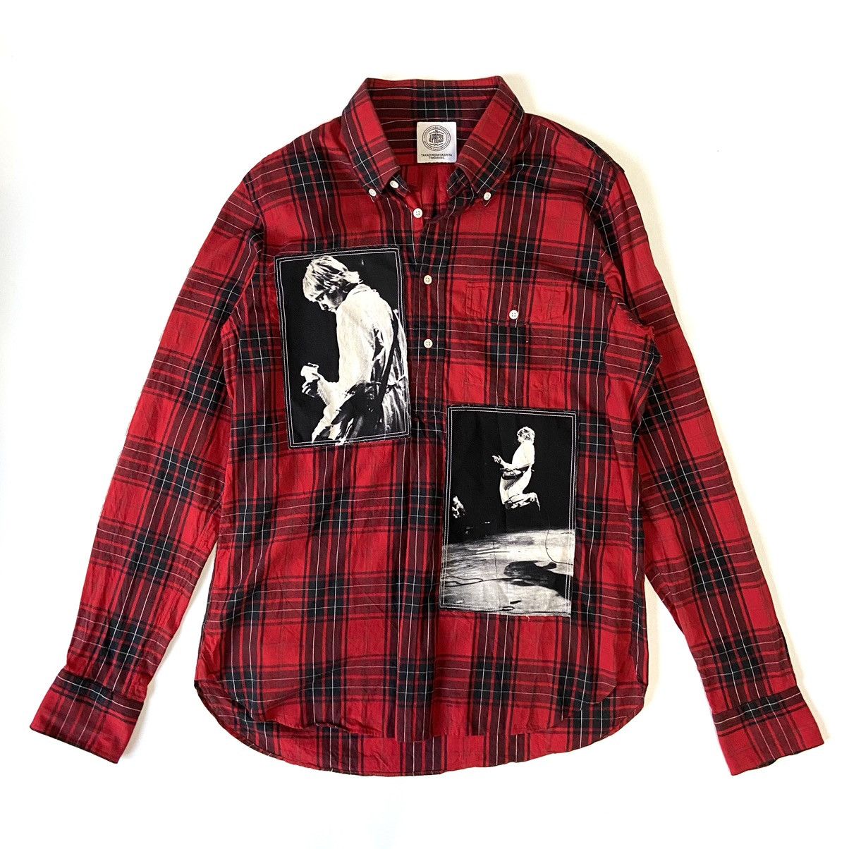SS19 Plaid Button-Down Collar Shirt