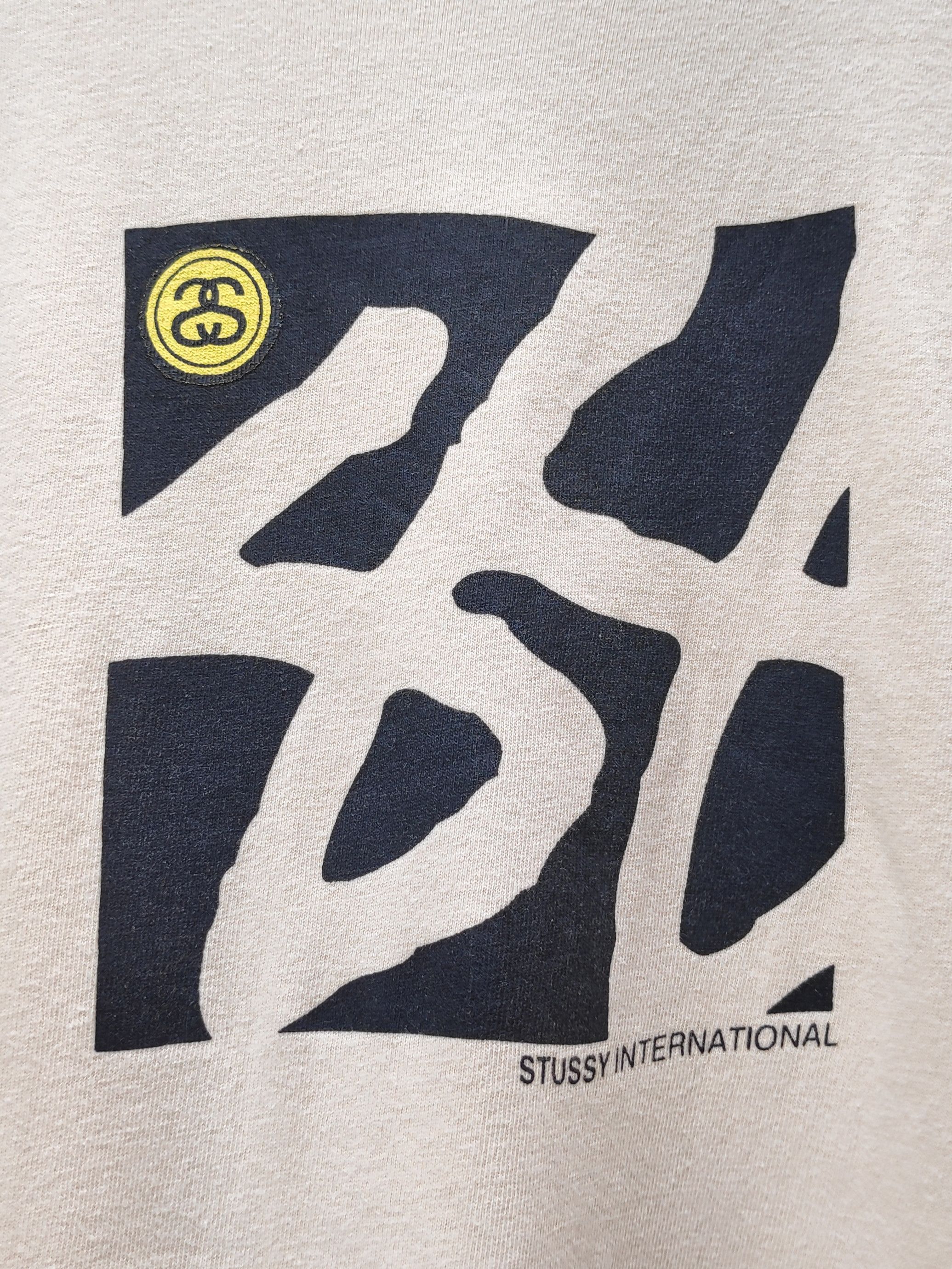 Stussy × Vintage 1990s Stussy SS International Vintage Tee Big Logo T Shirt Size US XL / EU 56 / 4 - 3 Thumbnail
