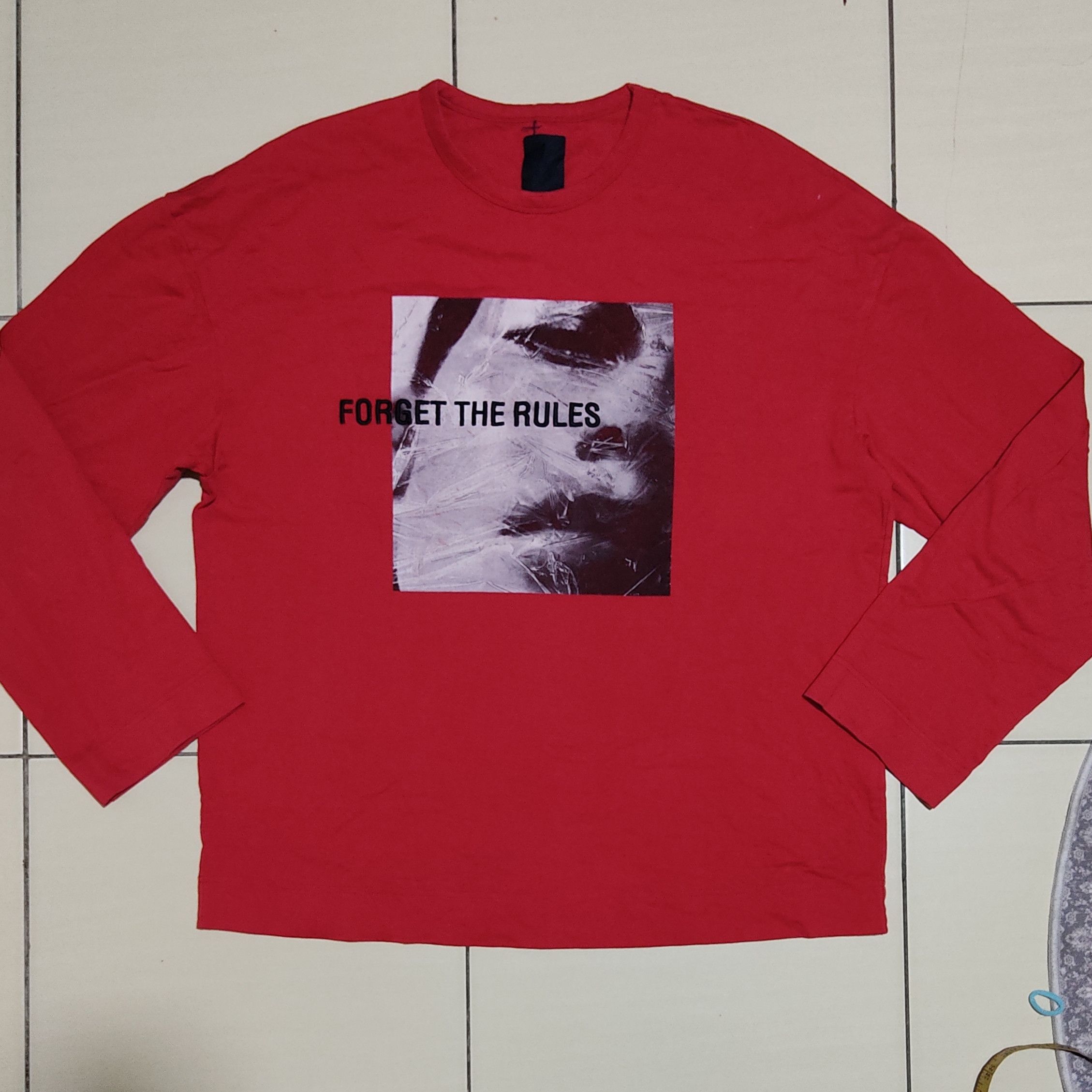 Designer × Juun.J Juun J "Forget The Rules" Crewneck Sweatshirt Size US M / EU 48-50 / 2 - 1 Thumbnail