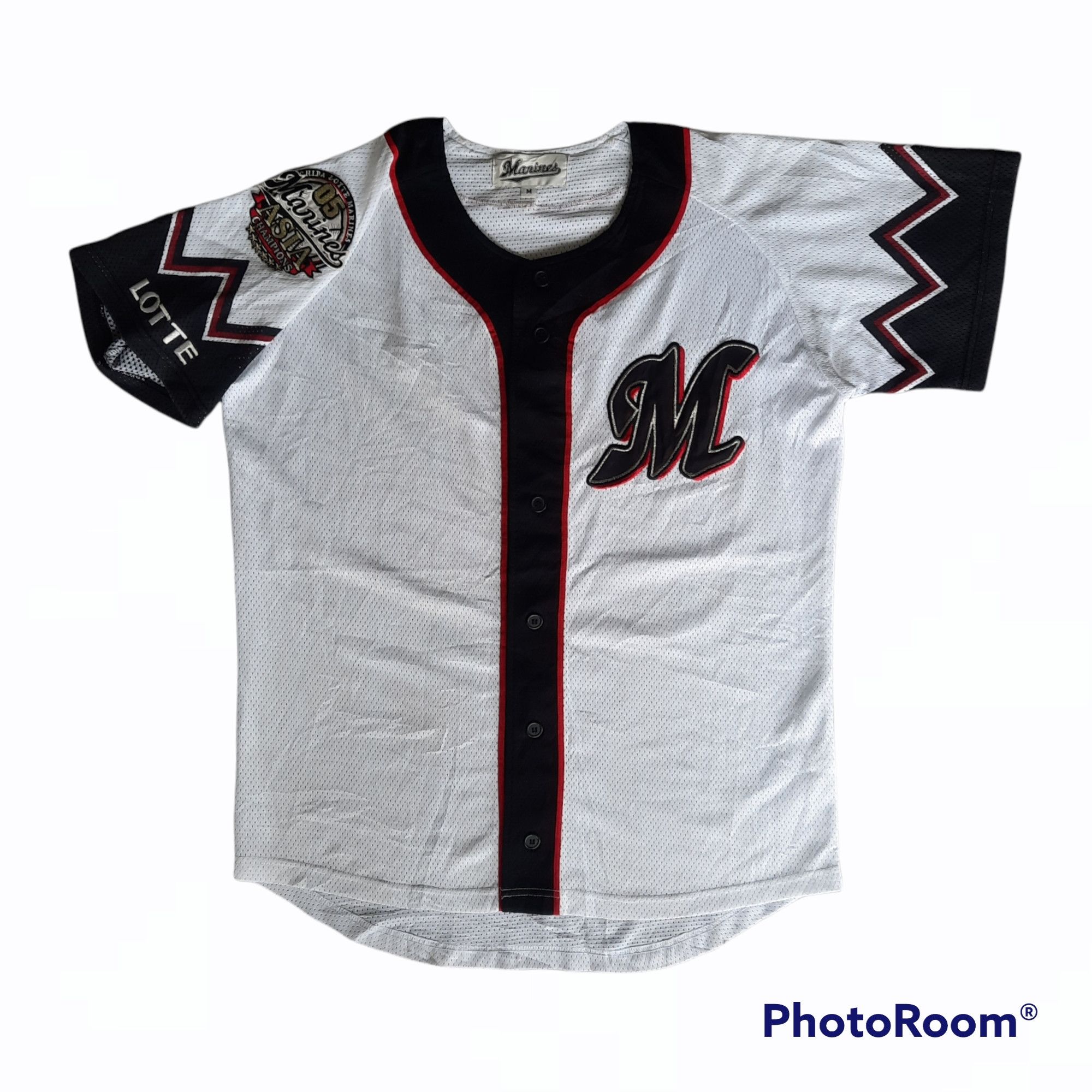 Japanese Brand 🔥NPB chiba lotte marines baseball jersey Size US M / EU 48-50 / 2 - 1 Thumbnail