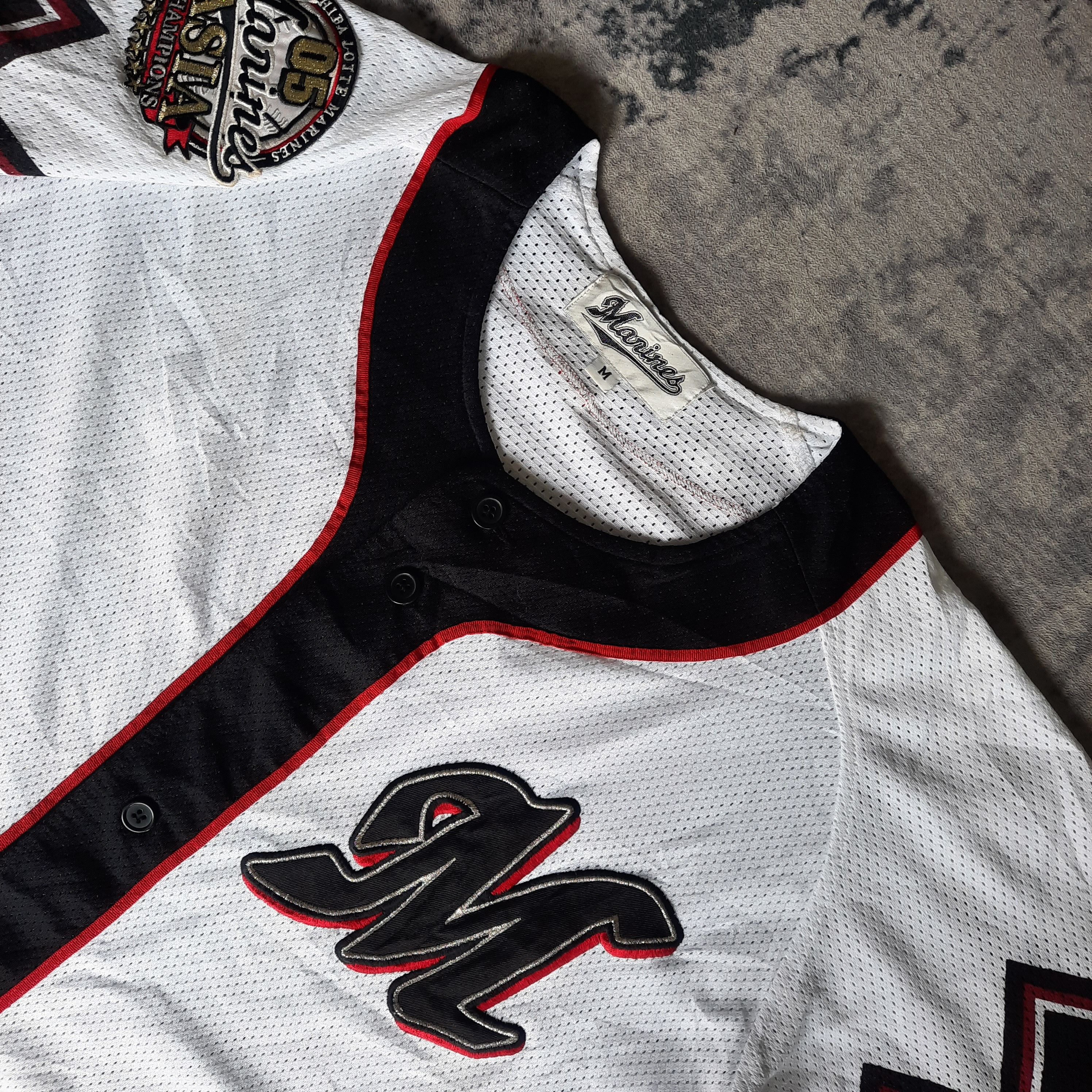 Japanese Brand 🔥NPB chiba lotte marines baseball jersey Size US M / EU 48-50 / 2 - 2 Thumbnail