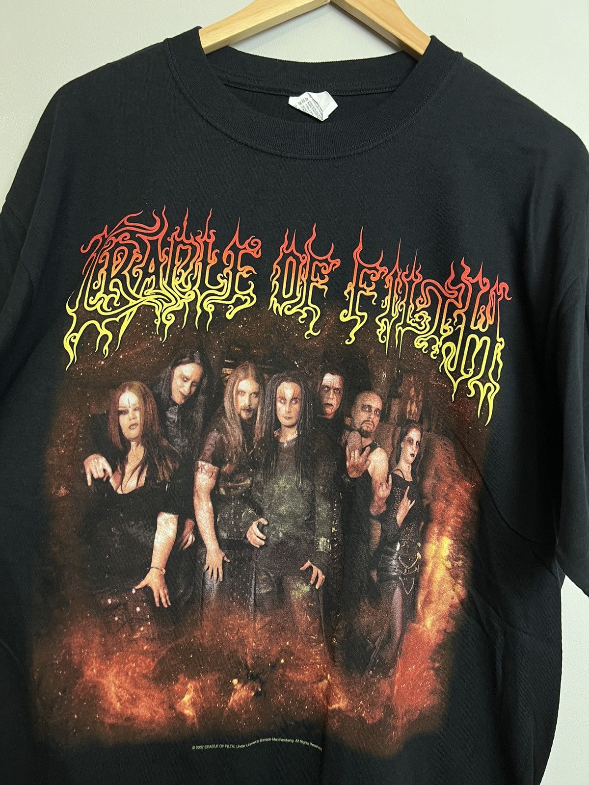Band Tees Rare Vintage Cradle of Filth Tourniquet Black Metal Band Tee Size US L / EU 52-54 / 3 - 3 Thumbnail