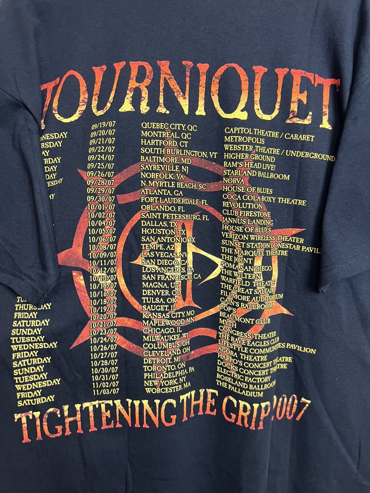 Band Tees Rare Vintage Cradle of Filth Tourniquet Black Metal Band Tee Size US L / EU 52-54 / 3 - 4 Thumbnail