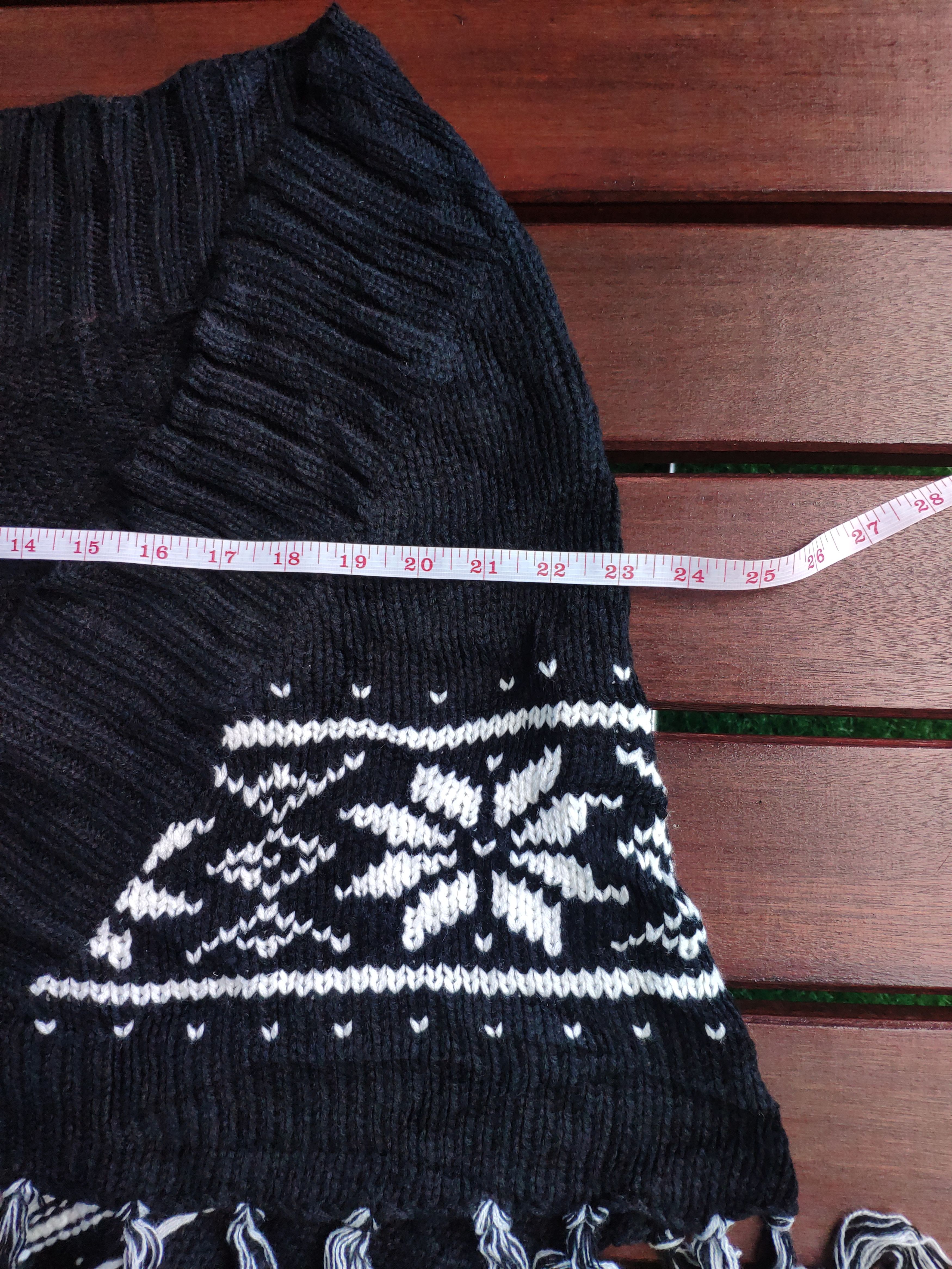 Japanese Brand × Native Steal 💥 Poncho Native Scarf Knit Wool Size ONE SIZE - 5 Thumbnail
