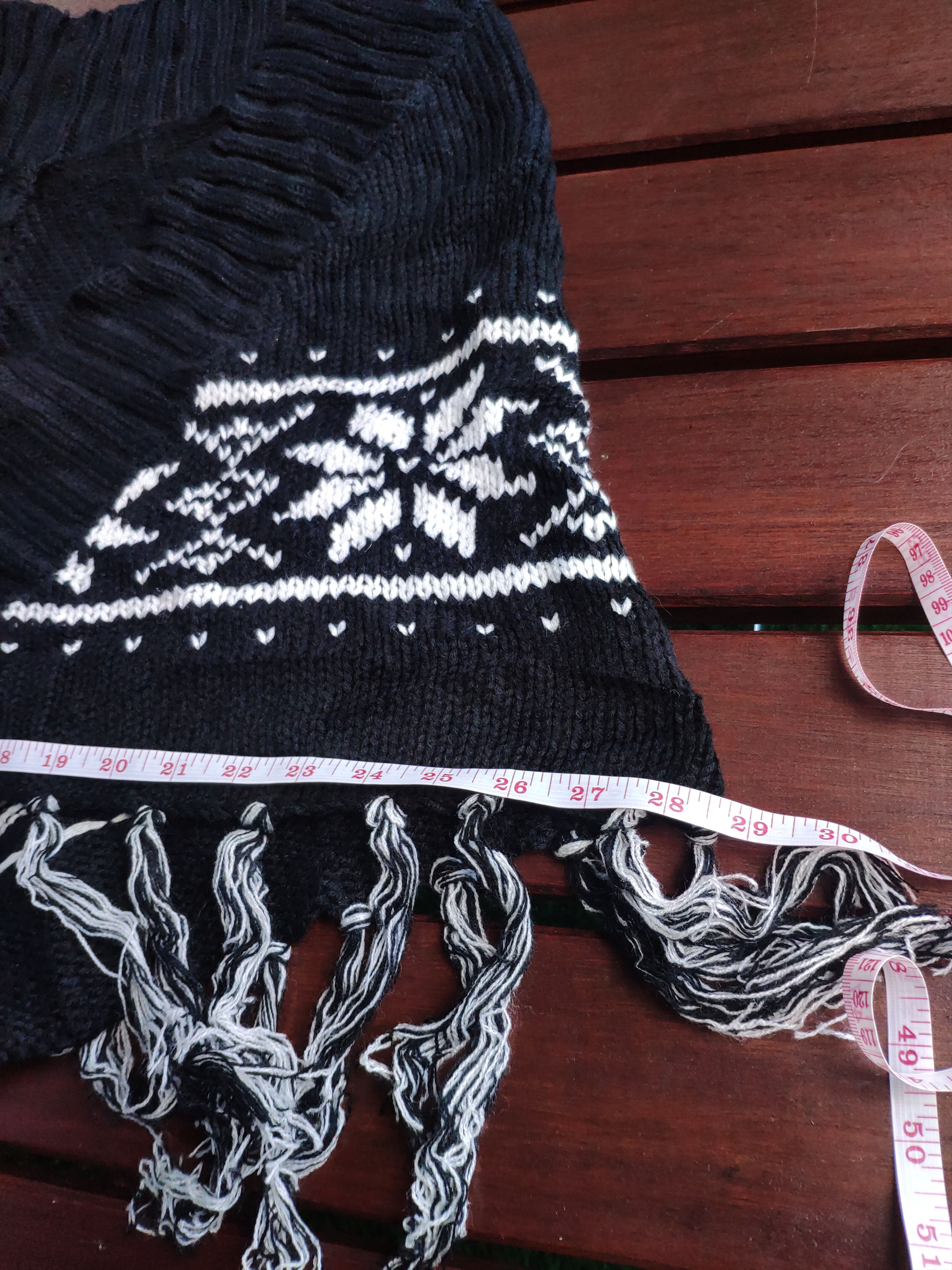 Japanese Brand × Native Steal 💥 Poncho Native Scarf Knit Wool Size ONE SIZE - 6 Thumbnail