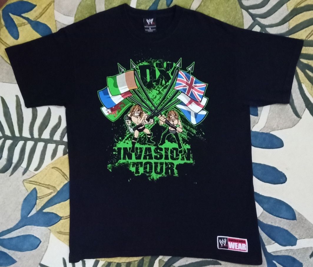 Band Tees × Vintage × WWE Vintage WWE DX : Invasion Tour 2009 T-shirt Size US L / EU 52-54 / 3 - 3 Thumbnail