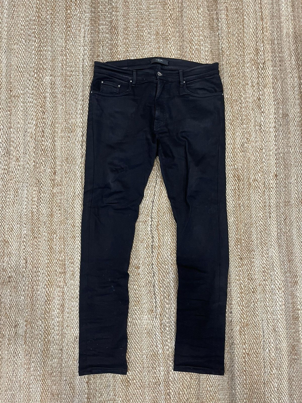 Amiri stack denim in black