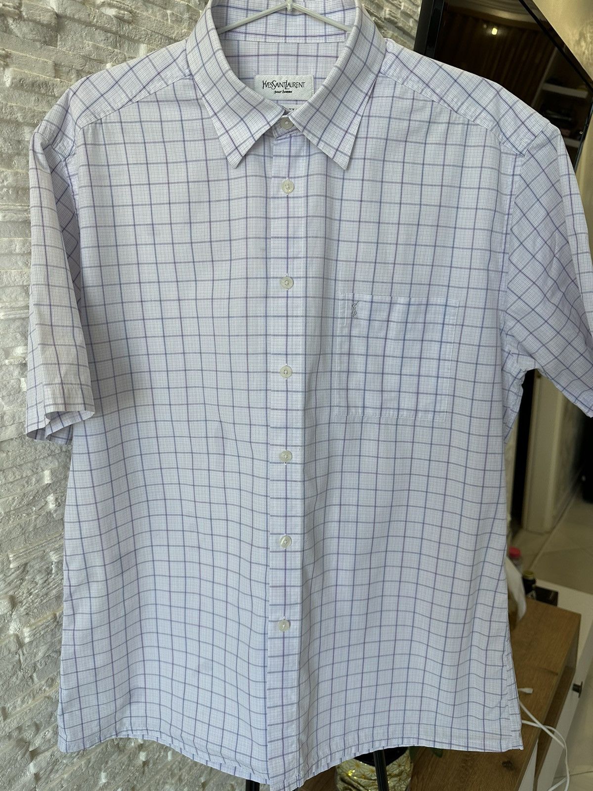 Yves Saint Laurent Yves Saint Laurent Shirt Size US L / EU 52-54 / 3 - 1 Thumbnail