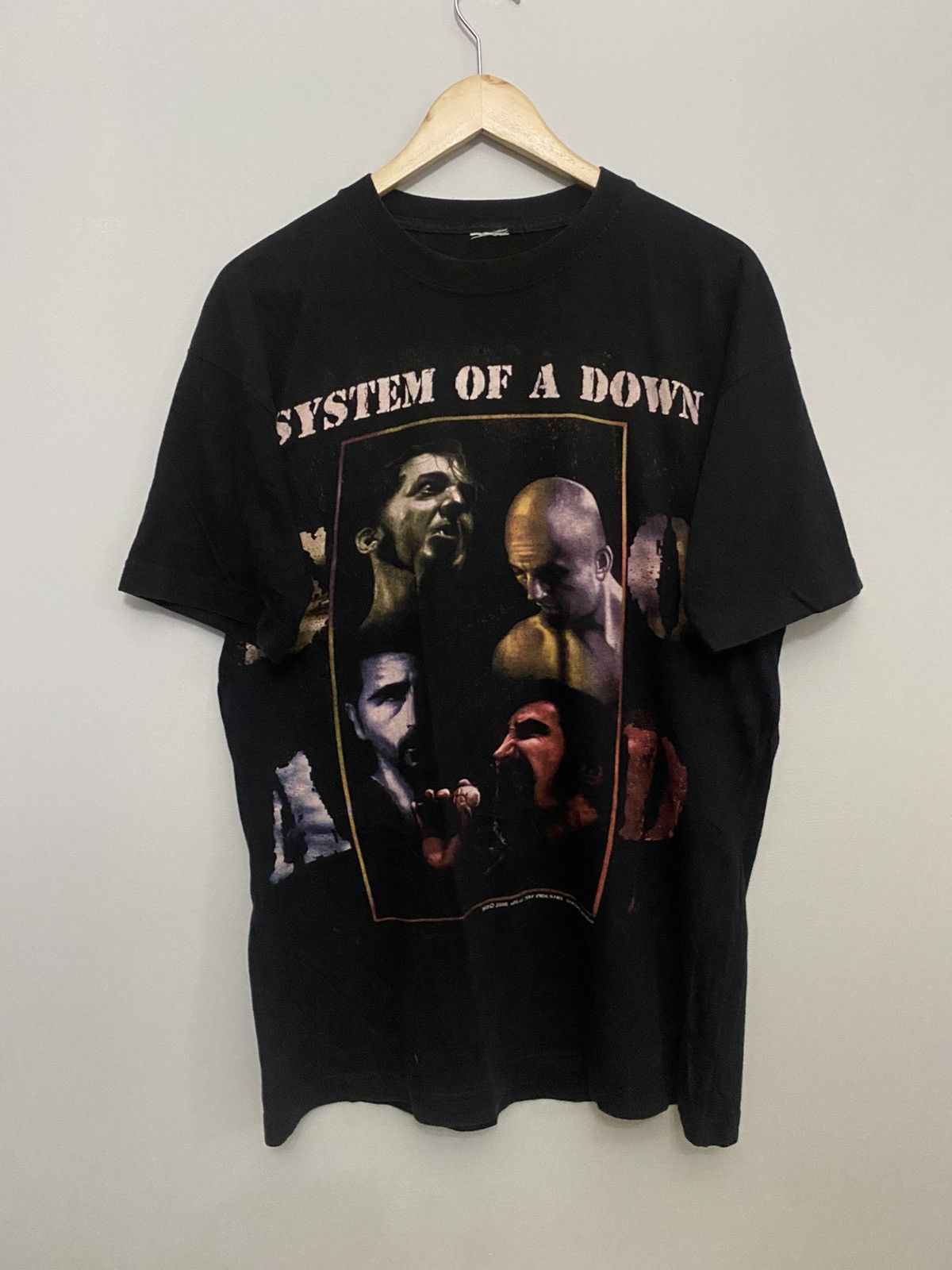 Band Tees 2006 System Of A Down Vintage Nu Metal Band Tshirt Size US M / EU 48-50 / 2 - 1 Thumbnail