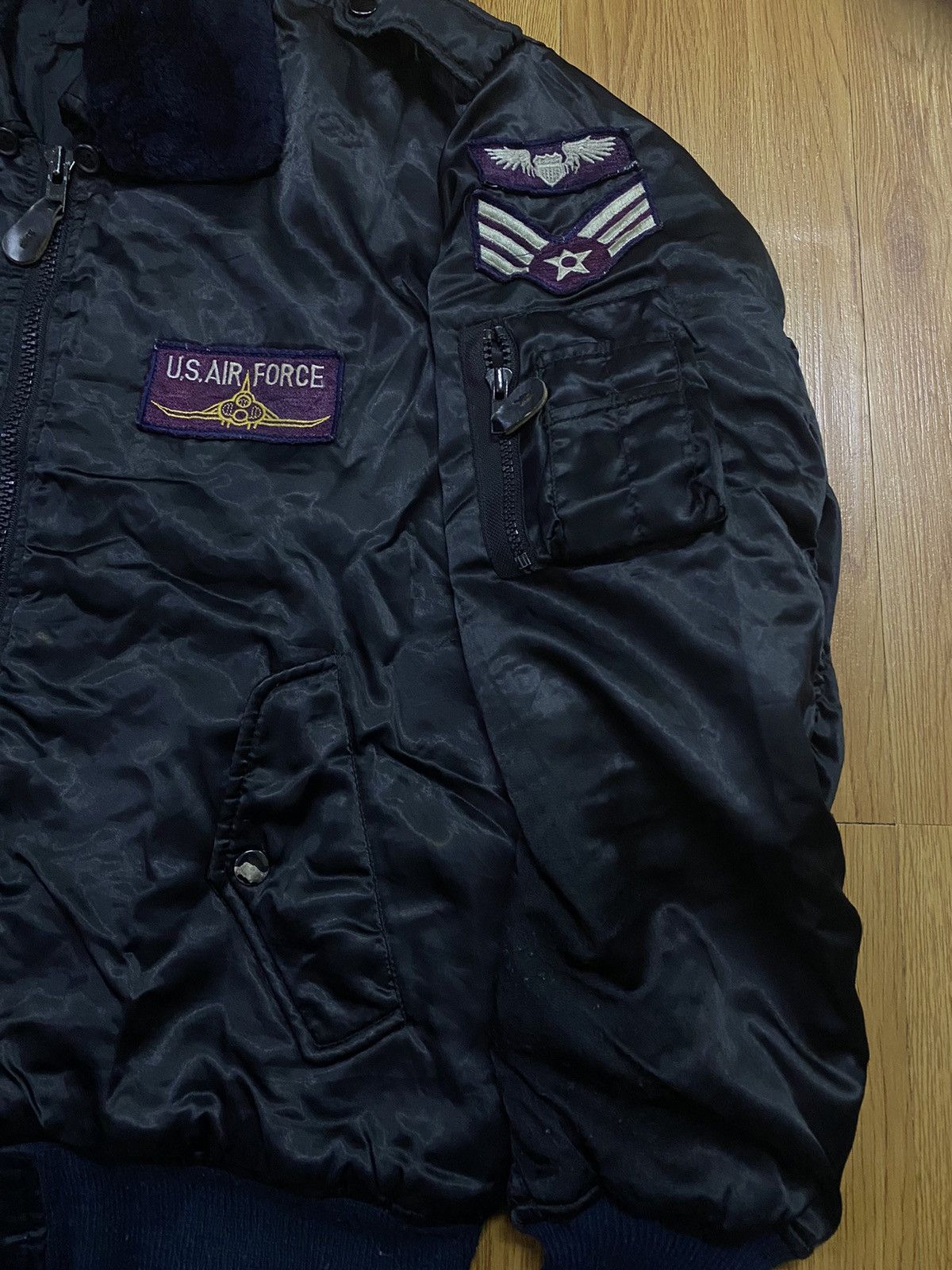 Japanese Brand Japanese brand US Air Force Patch Logo type MA 1 Jacket Size US L / EU 52-54 / 3 - 3 Thumbnail