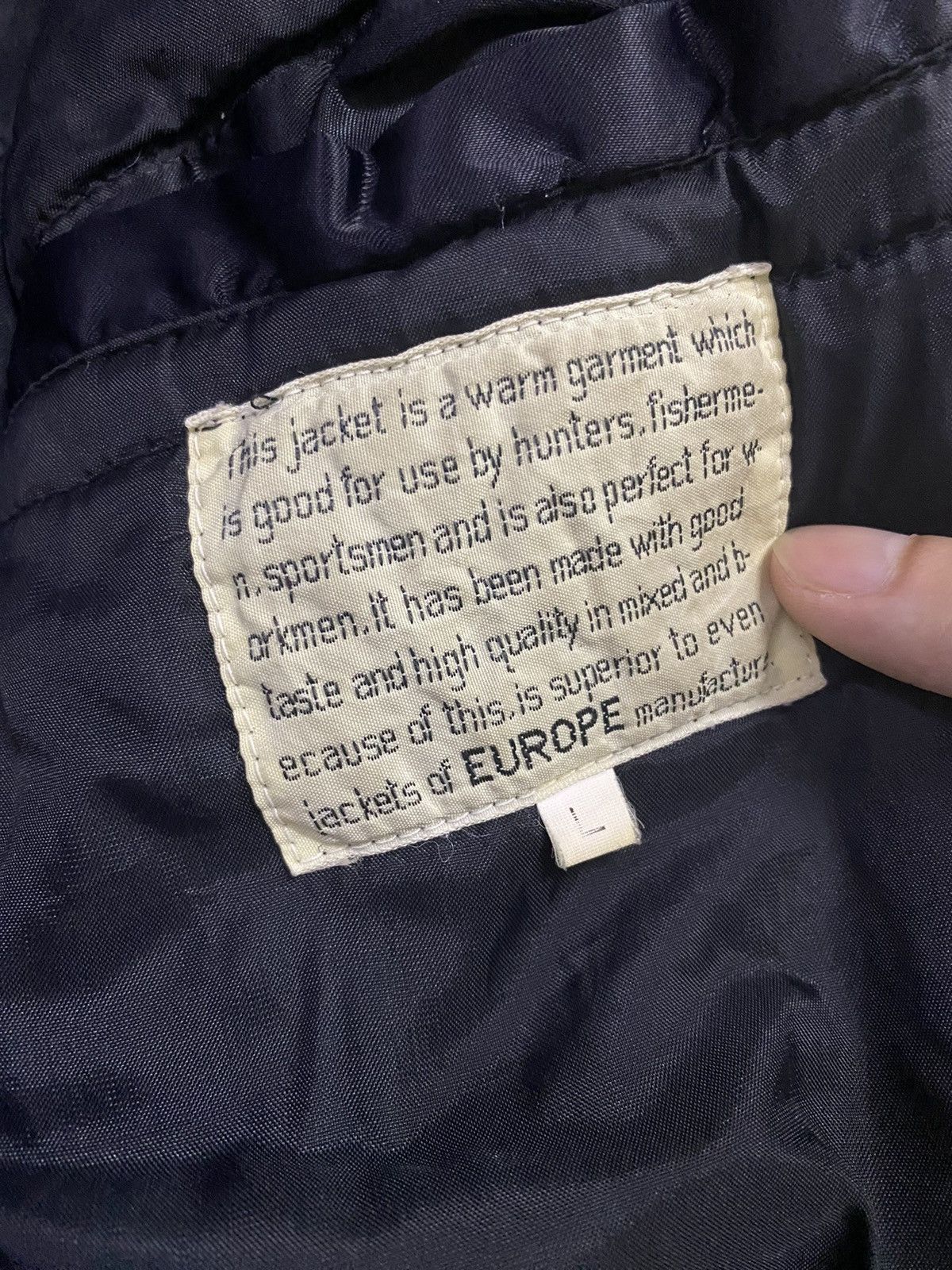 Japanese Brand Japanese brand US Air Force Patch Logo type MA 1 Jacket Size US L / EU 52-54 / 3 - 9 Thumbnail