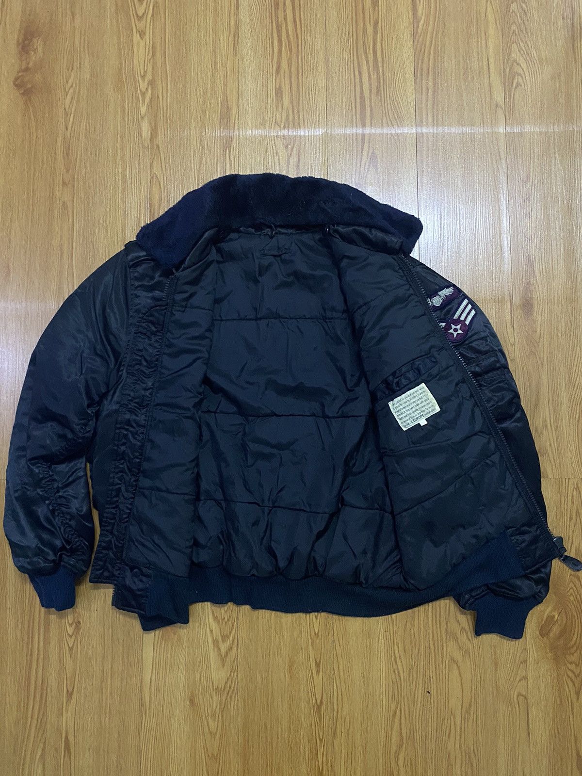 Japanese Brand Japanese brand US Air Force Patch Logo type MA 1 Jacket Size US L / EU 52-54 / 3 - 2 Thumbnail